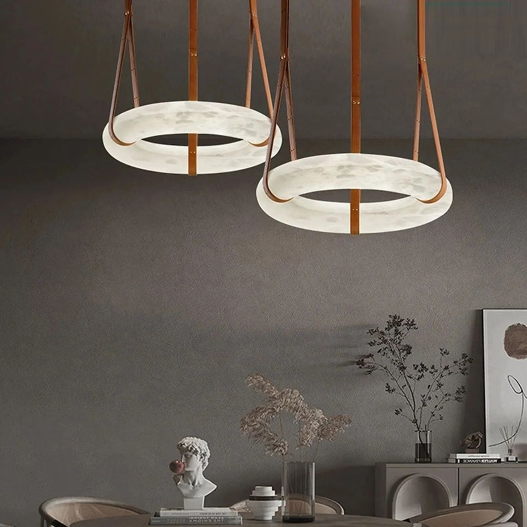 BEACON Luna marble pendant light, modern pendant lamps with sleek marble design, ideal for contemporary interior lighting.