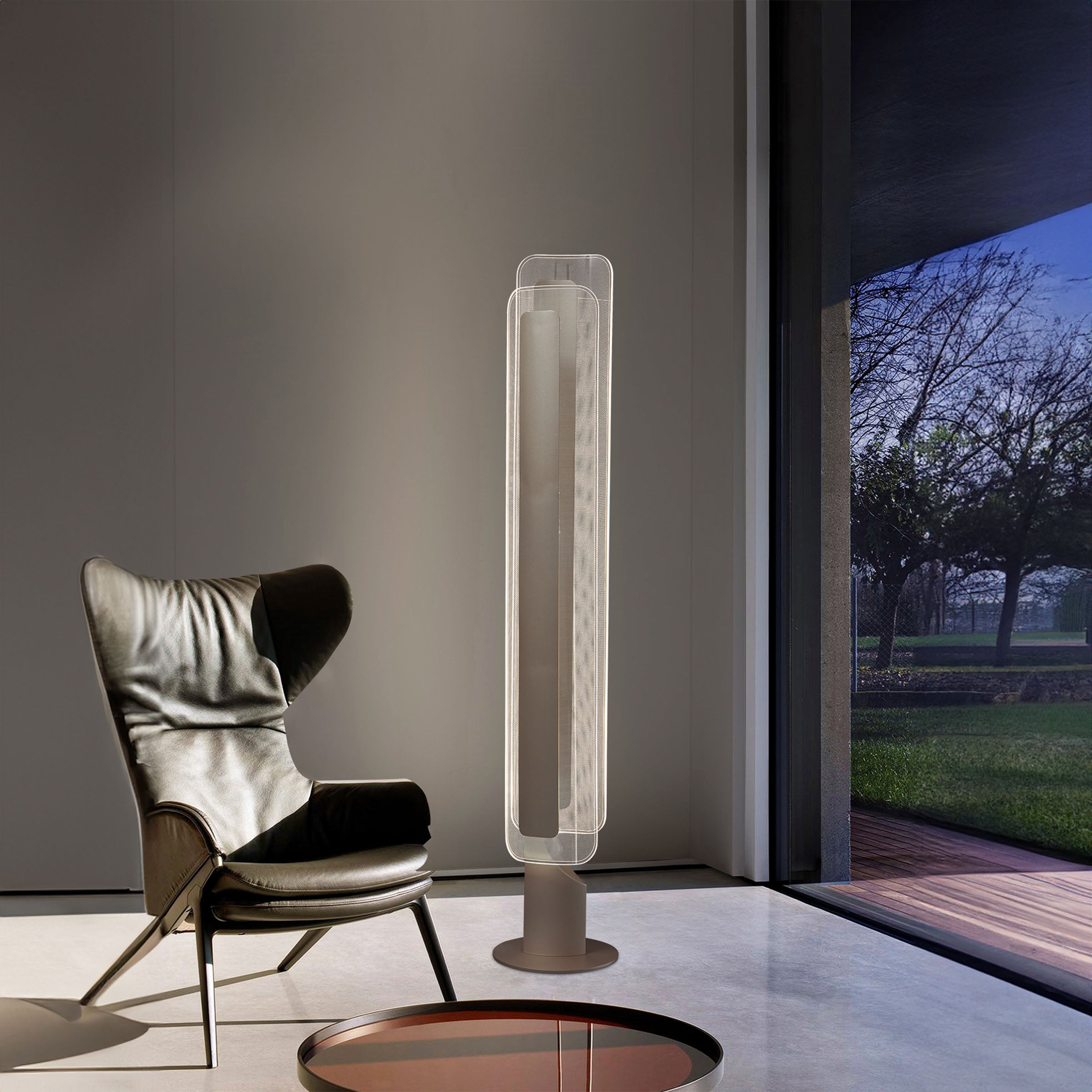 Lunar Floor Lamp MA05887F-001-03-B1 - Floor Lamps - ebarza Furniture UAE | Shop Modern Furniture in Abu Dhabi & Dubai - مفروشات ايبازرا في الامارات | تسوق اثاث عصري وديكورات مميزة في دبي وابوظبي