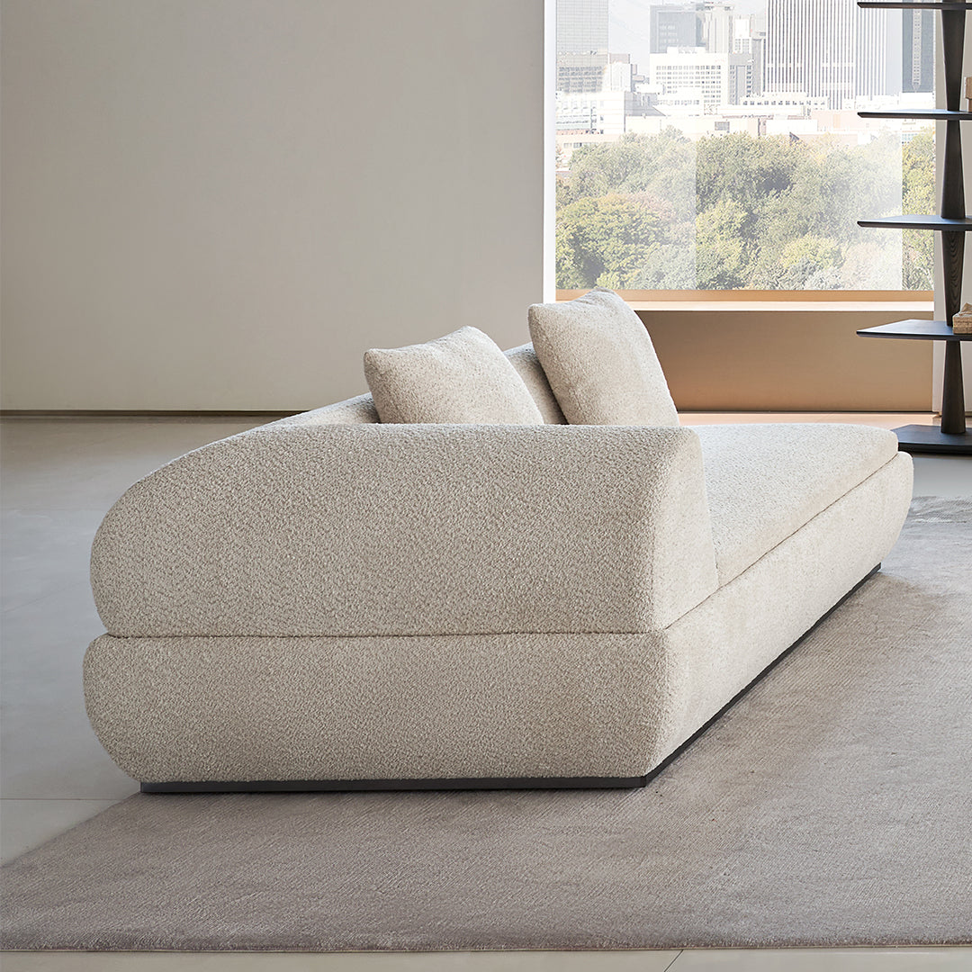 BEACON Lylia 2-Seater Sofa Module with Left Arm, modern living room furniture, upholstered in neutral fabric.