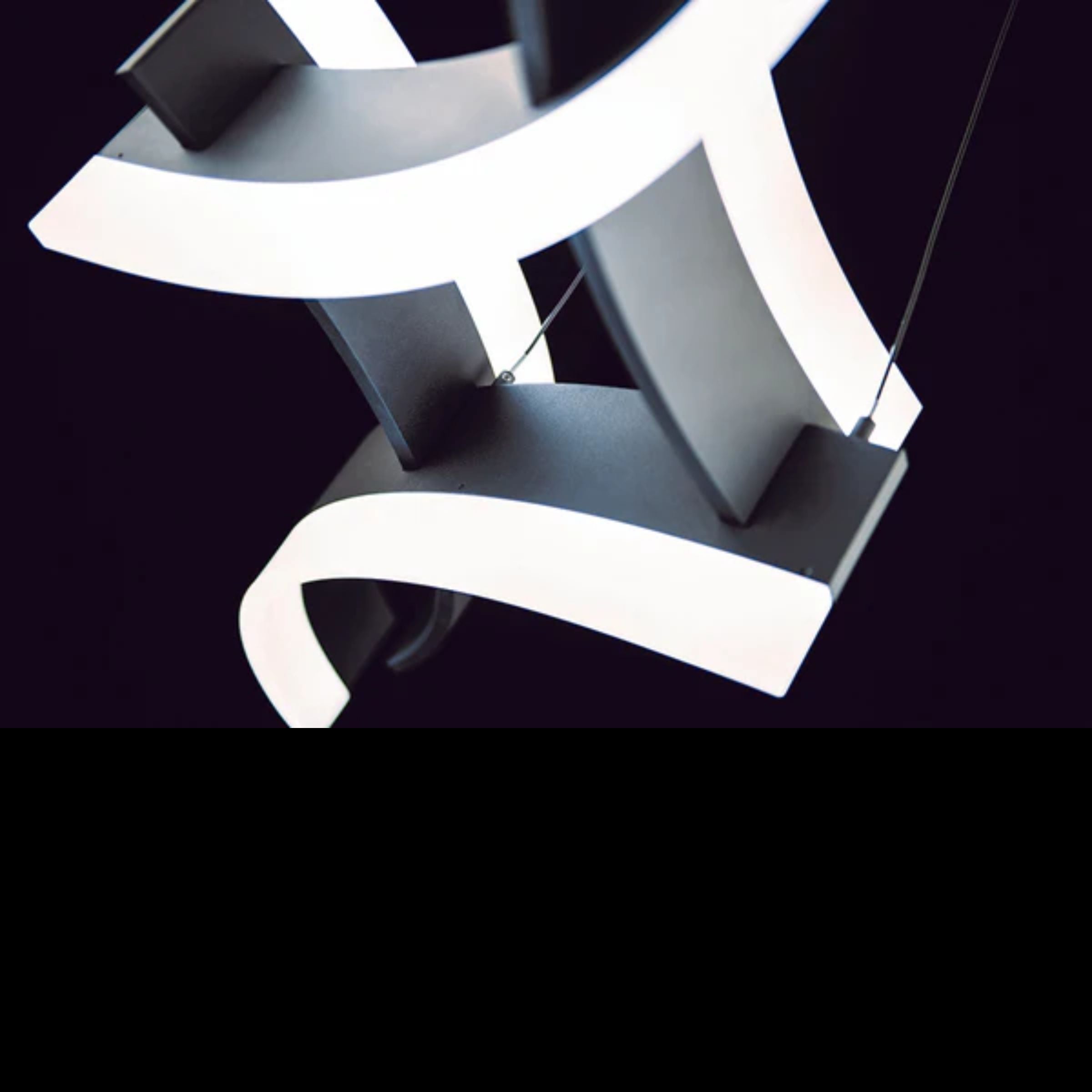 Lyra Black Pendant Lamp CY-DD-1027-B - Pendant Lamps - ebarza Furniture UAE | Shop Modern Furniture in Abu Dhabi & Dubai - مفروشات ايبازرا في الامارات | تسوق اثاث عصري وديكورات مميزة في دبي وابوظبي