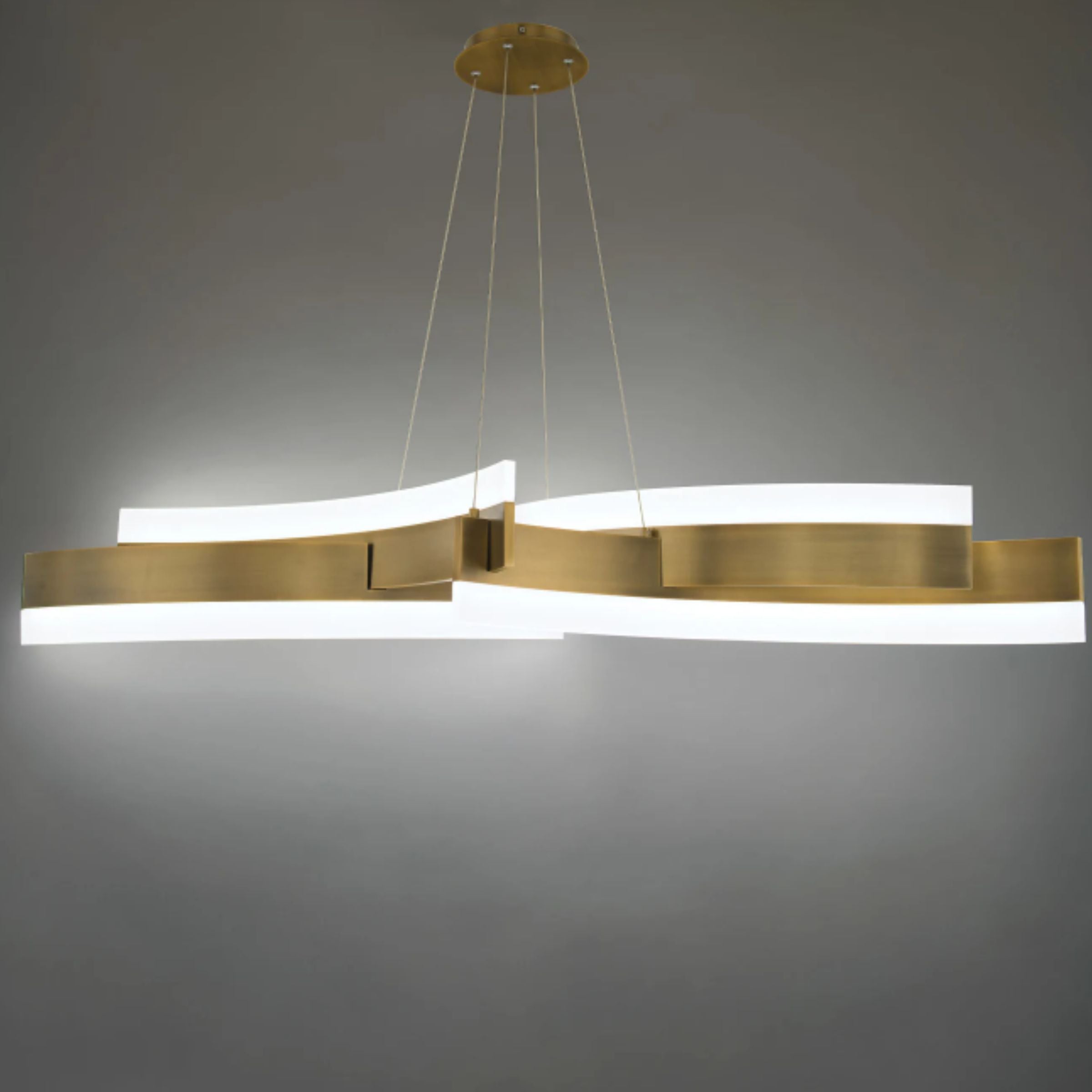 Pre-order 35 Days Delivery Lyra Gold Pendant Lamp CY-DD-1027-G - Pendant Lamps - ebarza Furniture UAE | Shop Modern Furniture in Abu Dhabi & Dubai - مفروشات ايبازرا في الامارات | تسوق اثاث عصري وديكورات مميزة في دبي وابوظبي