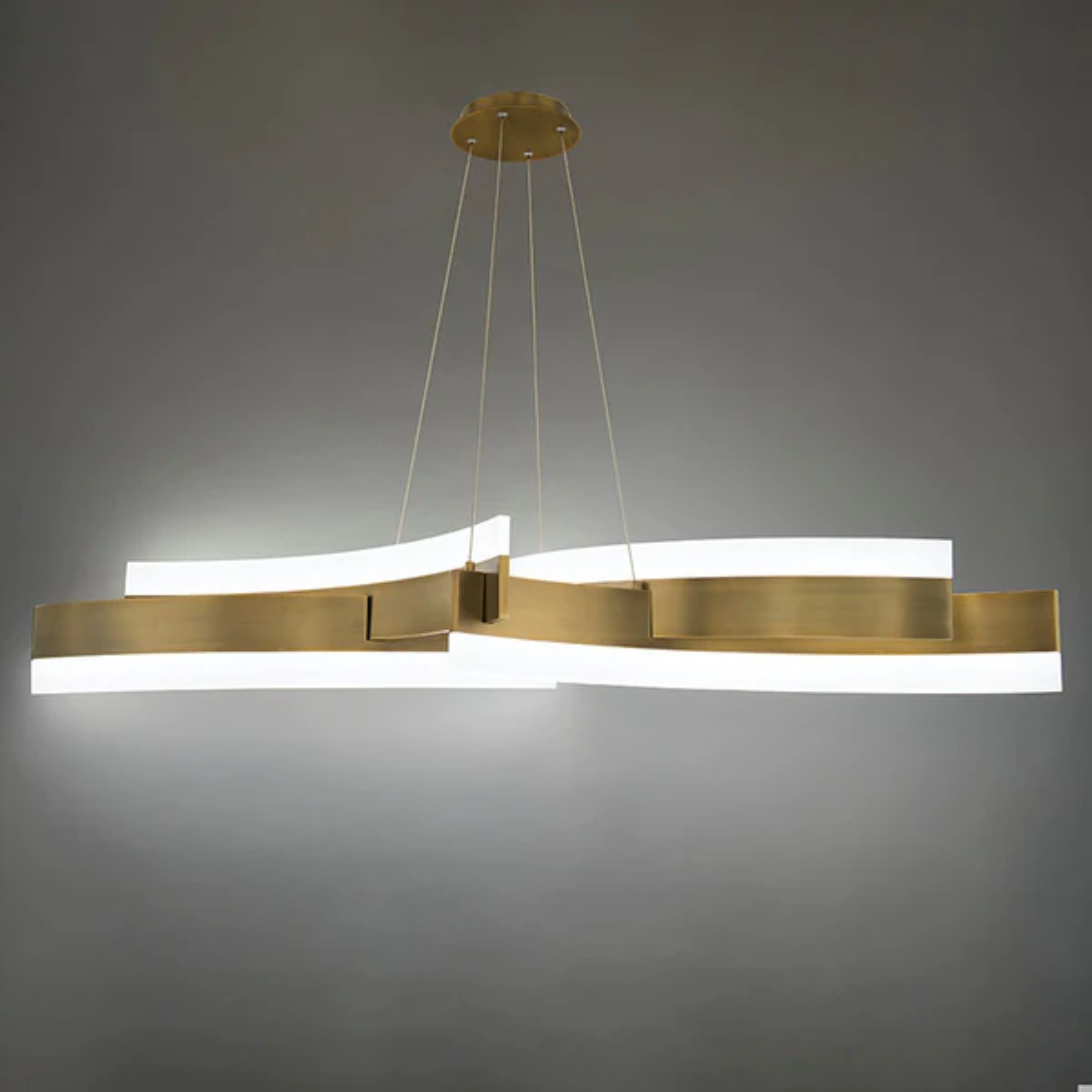Pre-order 35 Days Delivery Lyra Gold Pendant Lamp CY-DD-1027-G - Pendant Lamps - ebarza Furniture UAE | Shop Modern Furniture in Abu Dhabi & Dubai - مفروشات ايبازرا في الامارات | تسوق اثاث عصري وديكورات مميزة في دبي وابوظبي