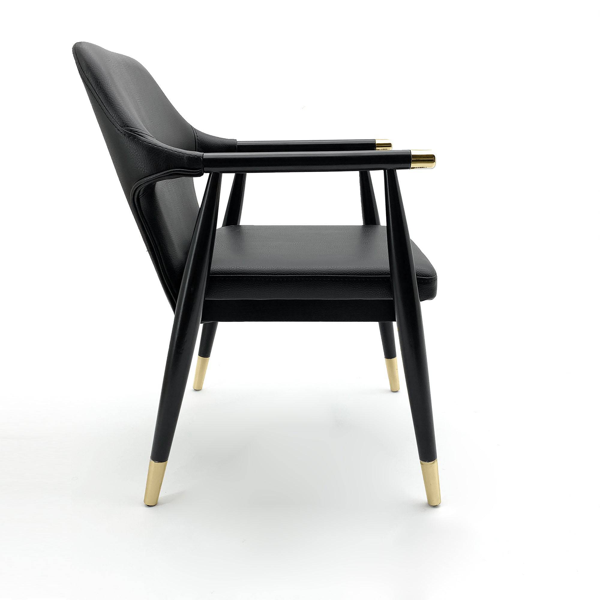 Malibu Black Chair Mal001 - Chairs - ebarza Furniture UAE | Shop Modern Furniture in Abu Dhabi & Dubai - مفروشات ايبازرا في الامارات | تسوق اثاث عصري وديكورات مميزة في دبي وابوظبي