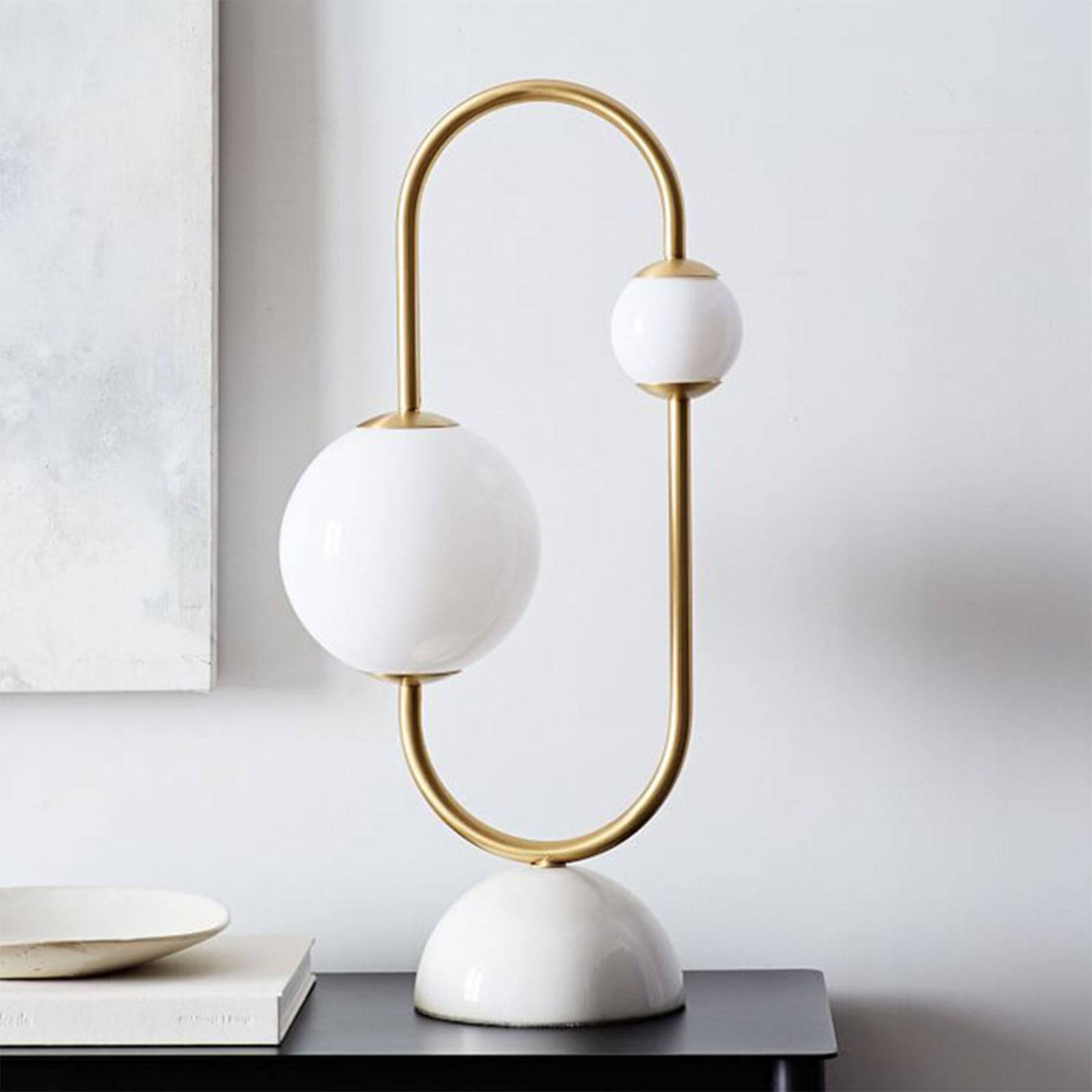 Marble Table Lamp Cy-New-085 - Desk\table Lamps - ebarza Furniture UAE | Shop Modern Furniture in Abu Dhabi & Dubai - مفروشات ايبازرا في الامارات | تسوق اثاث عصري وديكورات مميزة في دبي وابوظبي