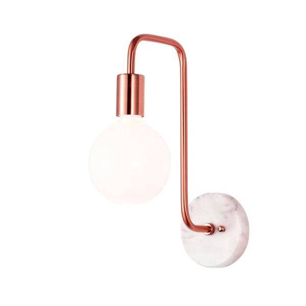 Marble Wall Lamp CL1176-Rg - Wall Lamps - ebarza Furniture UAE | Shop Modern Furniture in Abu Dhabi & Dubai - مفروشات ايبازرا في الامارات | تسوق اثاث عصري وديكورات مميزة في دبي وابوظبي