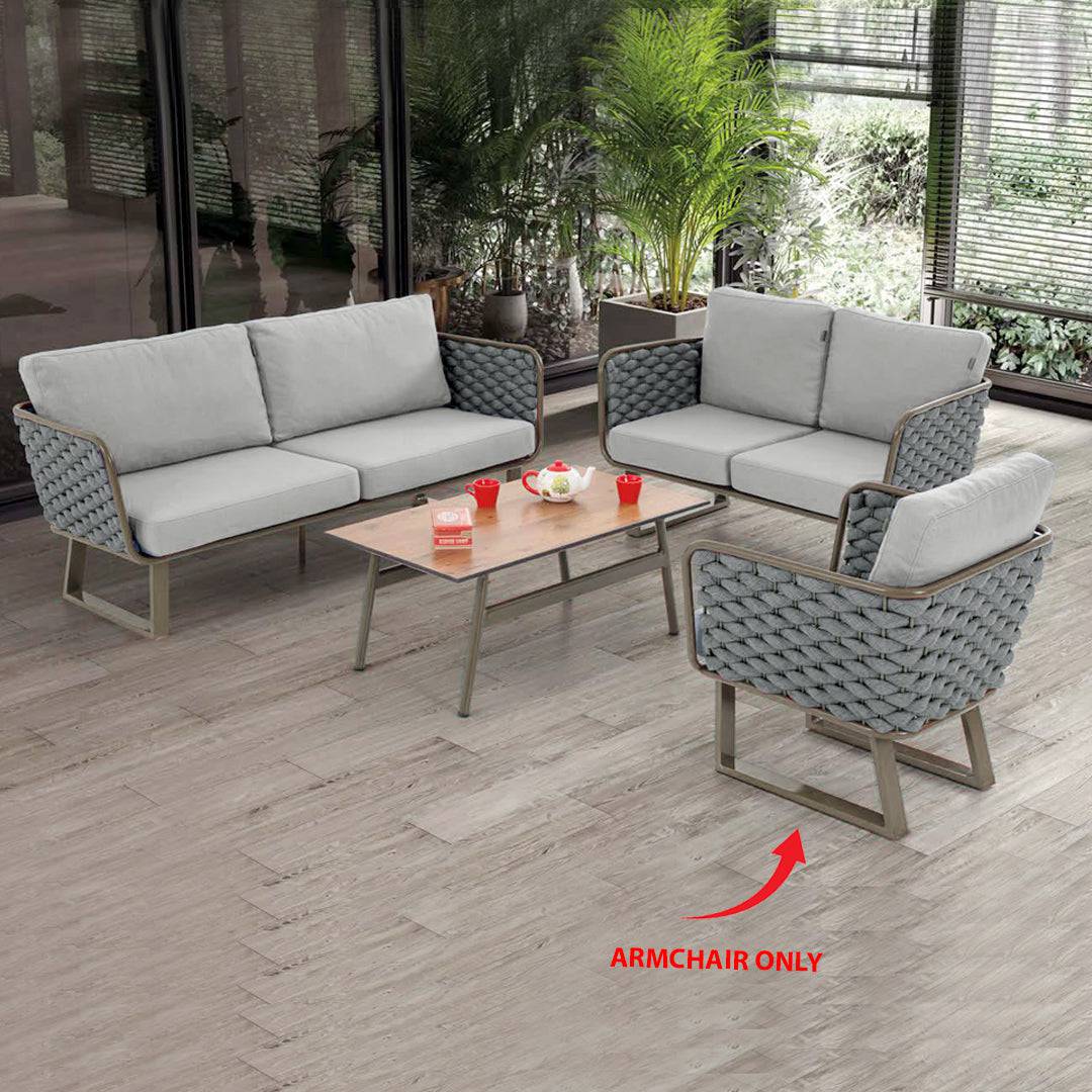 Maroc Outdoor/ Indoor Armchair Mrc-Sanc03 - Outdoor Chairs - ebarza Furniture UAE | Shop Modern Furniture in Abu Dhabi & Dubai - مفروشات ايبازرا في الامارات | تسوق اثاث عصري وديكورات مميزة في دبي وابوظبي