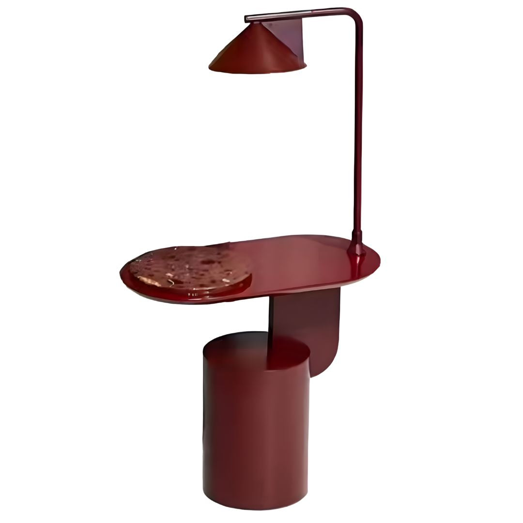 Pre-order 45 Days Delivery Marsala Side Table/Floor Lamp JK-D256 - Bedside Tables - ebarza Furniture UAE | Shop Modern Furniture in Abu Dhabi & Dubai - مفروشات ايبازرا في الامارات | تسوق اثاث عصري وديكورات مميزة في دبي وابوظبي