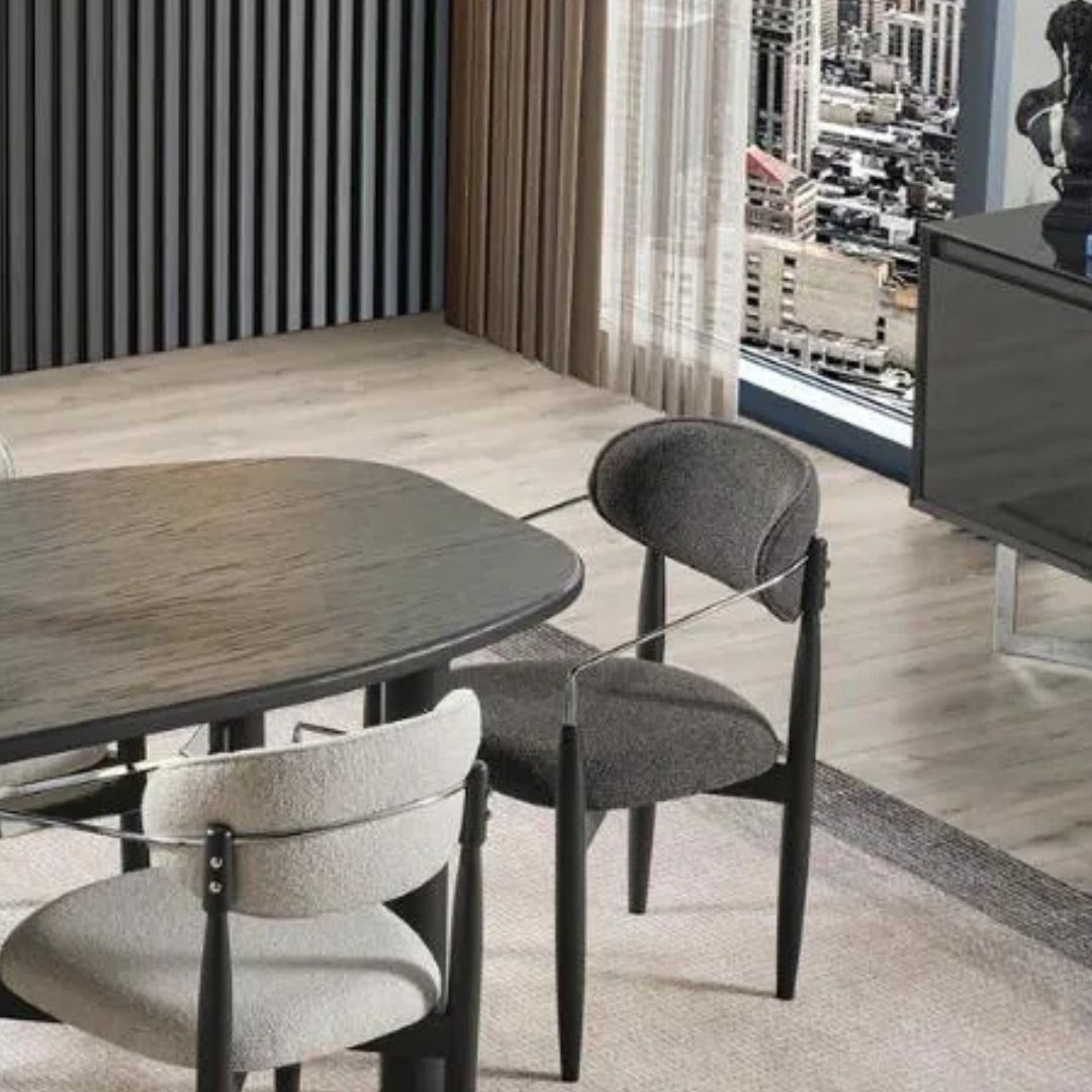 Matera dining chair MT-DC001 - Chairs - ebarza Furniture UAE | Shop Modern Furniture in Abu Dhabi & Dubai - مفروشات ايبازرا في الامارات | تسوق اثاث عصري وديكورات مميزة في دبي وابوظبي