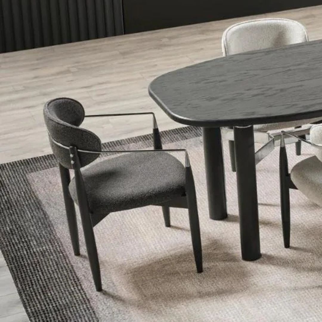 Matera dining chair MT-DC001 - Chairs - ebarza Furniture UAE | Shop Modern Furniture in Abu Dhabi & Dubai - مفروشات ايبازرا في الامارات | تسوق اثاث عصري وديكورات مميزة في دبي وابوظبي
