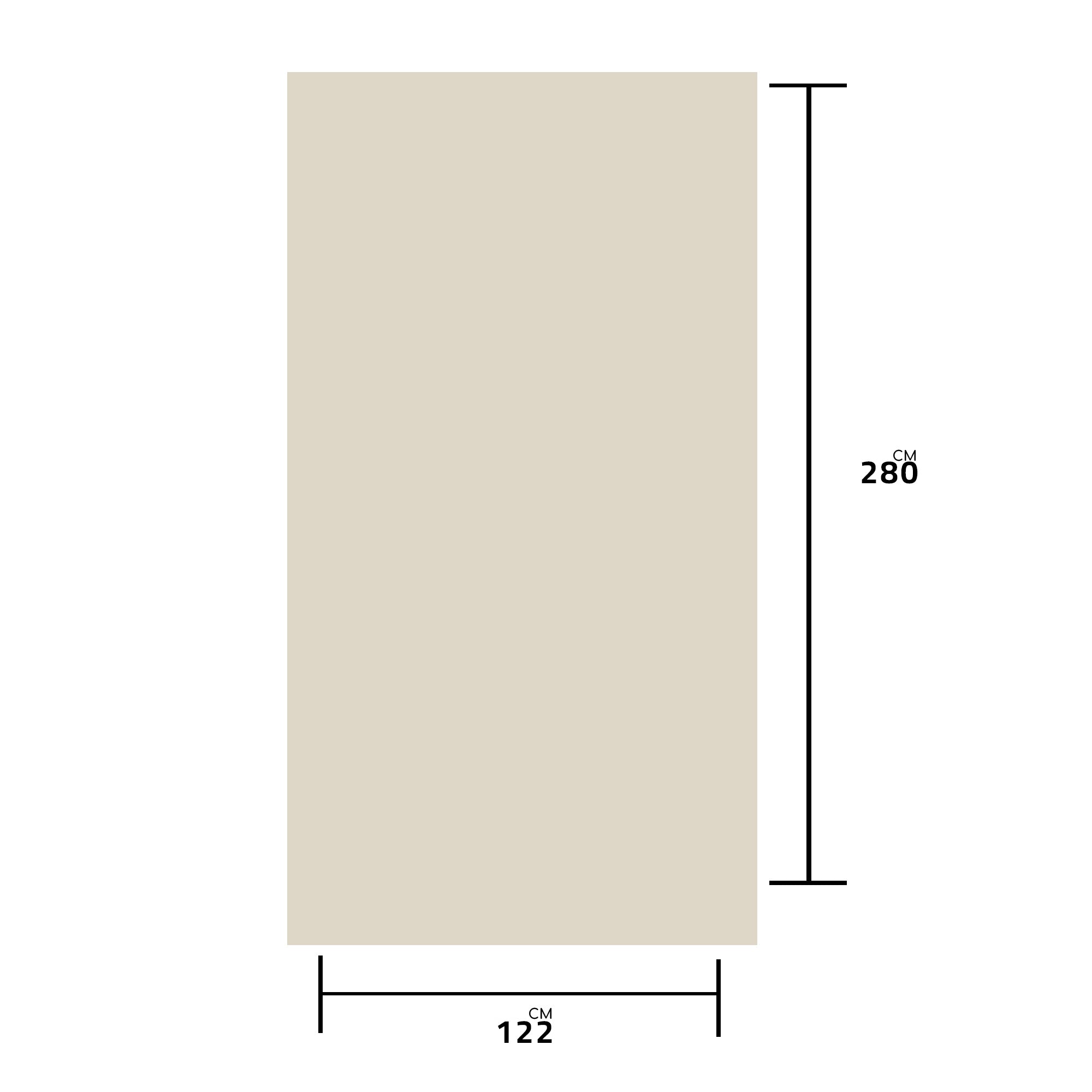 Light gray melamine MDF wall panel, 122x280cm, 1.8cm thick, from WQ & EVA, ideal for interior wall cladding.