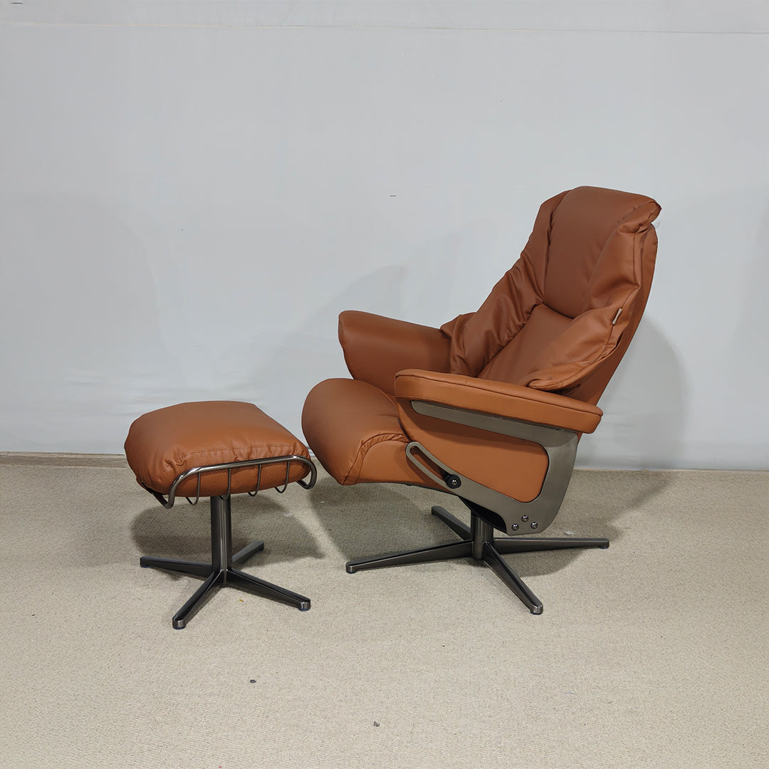 Meridian Lounge Chair with Ottoman F-2286C - Lounge Chairs - ebarza Furniture UAE | Shop Modern Furniture in Abu Dhabi & Dubai - مفروشات ايبازرا في الامارات | تسوق اثاث عصري وديكورات مميزة في دبي وابوظبي