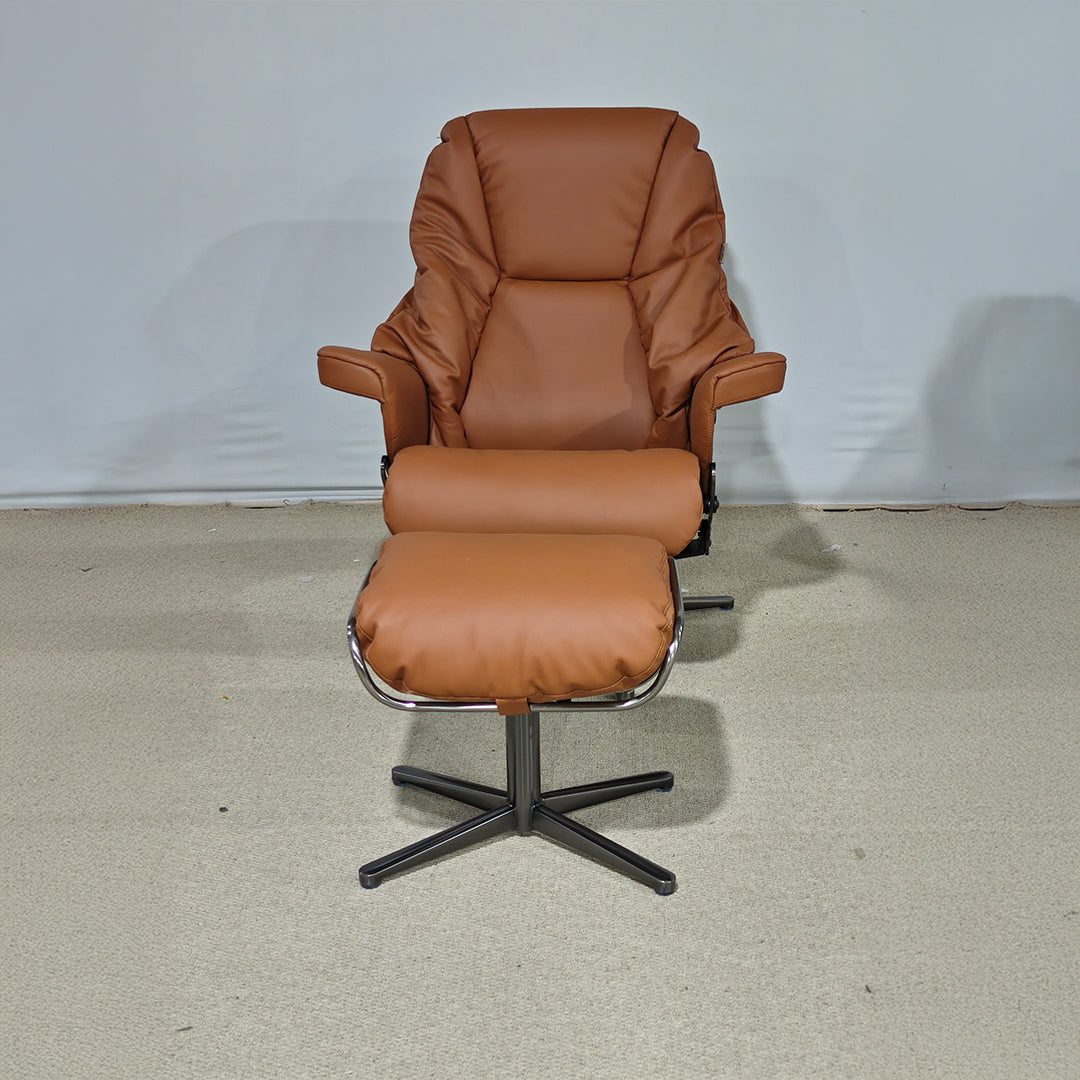 Meridian Lounge Chair with Ottoman F-2286C - Lounge Chairs - ebarza Furniture UAE | Shop Modern Furniture in Abu Dhabi & Dubai - مفروشات ايبازرا في الامارات | تسوق اثاث عصري وديكورات مميزة في دبي وابوظبي