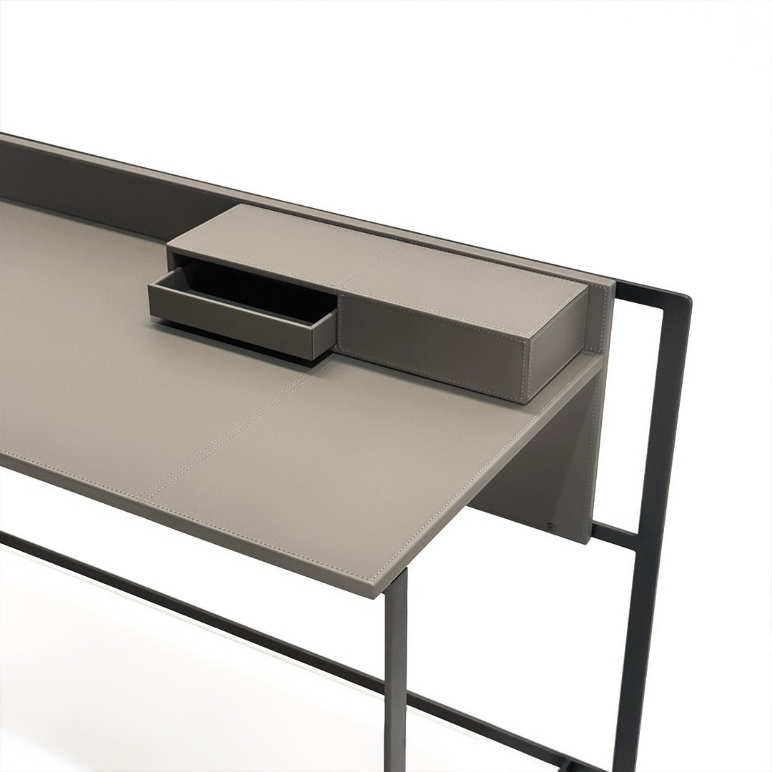 Microfiber Hard Leather Desk OD-259 - Office Desks - ebarza Furniture UAE | Shop Modern Furniture in Abu Dhabi & Dubai - مفروشات ايبازرا في الامارات | تسوق اثاث عصري وديكورات مميزة في دبي وابوظبي