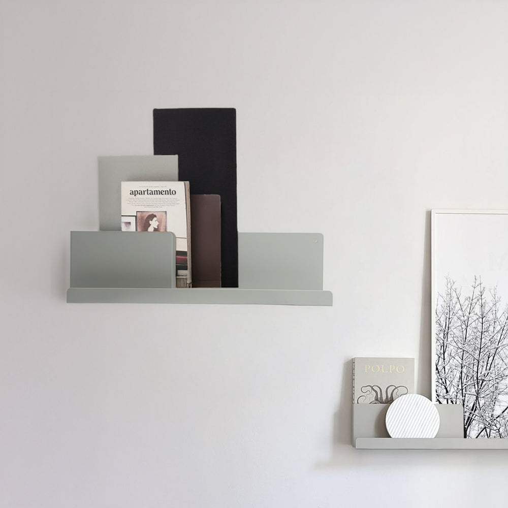 Mid Century Classic Wall Shelf Ch-038-Lime White - Shelves - ebarza Furniture UAE | Shop Modern Furniture in Abu Dhabi & Dubai - مفروشات ايبازرا في الامارات | تسوق اثاث عصري وديكورات مميزة في دبي وابوظبي