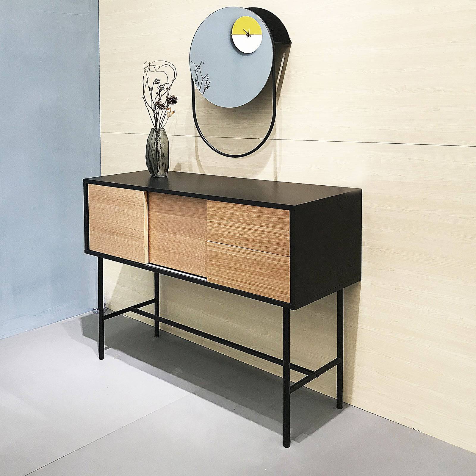 Mid Century French Style Mirror Ch-037 - Mirrors - ebarza Furniture UAE | Shop Modern Furniture in Abu Dhabi & Dubai - مفروشات ايبازرا في الامارات | تسوق اثاث عصري وديكورات مميزة في دبي وابوظبي