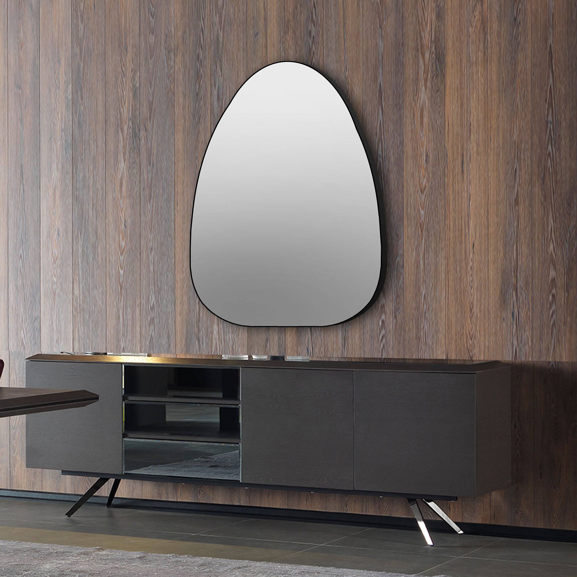 Mid Century Mirror Oa-6265M -  Mirrors | مرآه ميد سينشري - ebarza Furniture UAE | Shop Modern Furniture in Abu Dhabi & Dubai - مفروشات ايبازرا في الامارات | تسوق اثاث عصري وديكورات مميزة في دبي وابوظبي