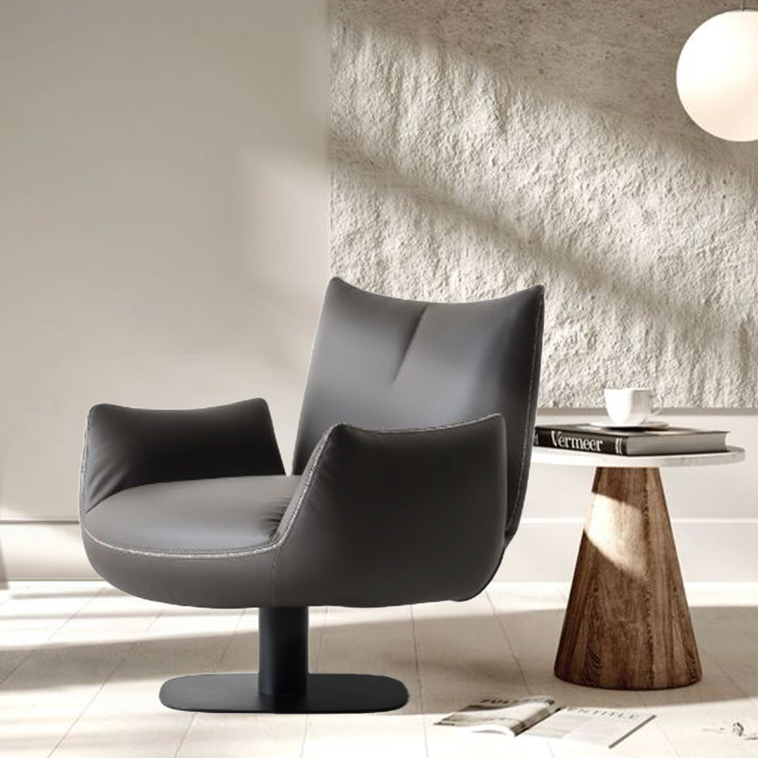 YOL Living Mila Amara armchair with plush fabric upholstery and modern design, featuring a comfortable seating area.