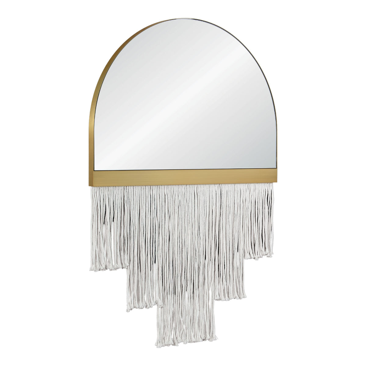 BEACON SS+rope wall mirror decor, round mirror with rope frame, modern wall art for living room or bedroom.