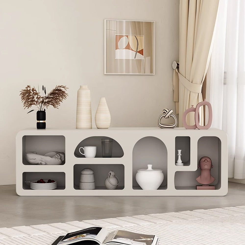 Modern Decorative Console Bookshelf MLL- CUS11 - Sideboards - ebarza Furniture UAE | Shop Modern Furniture in Abu Dhabi & Dubai - مفروشات ايبازرا في الامارات | تسوق اثاث عصري وديكورات مميزة في دبي وابوظبي
