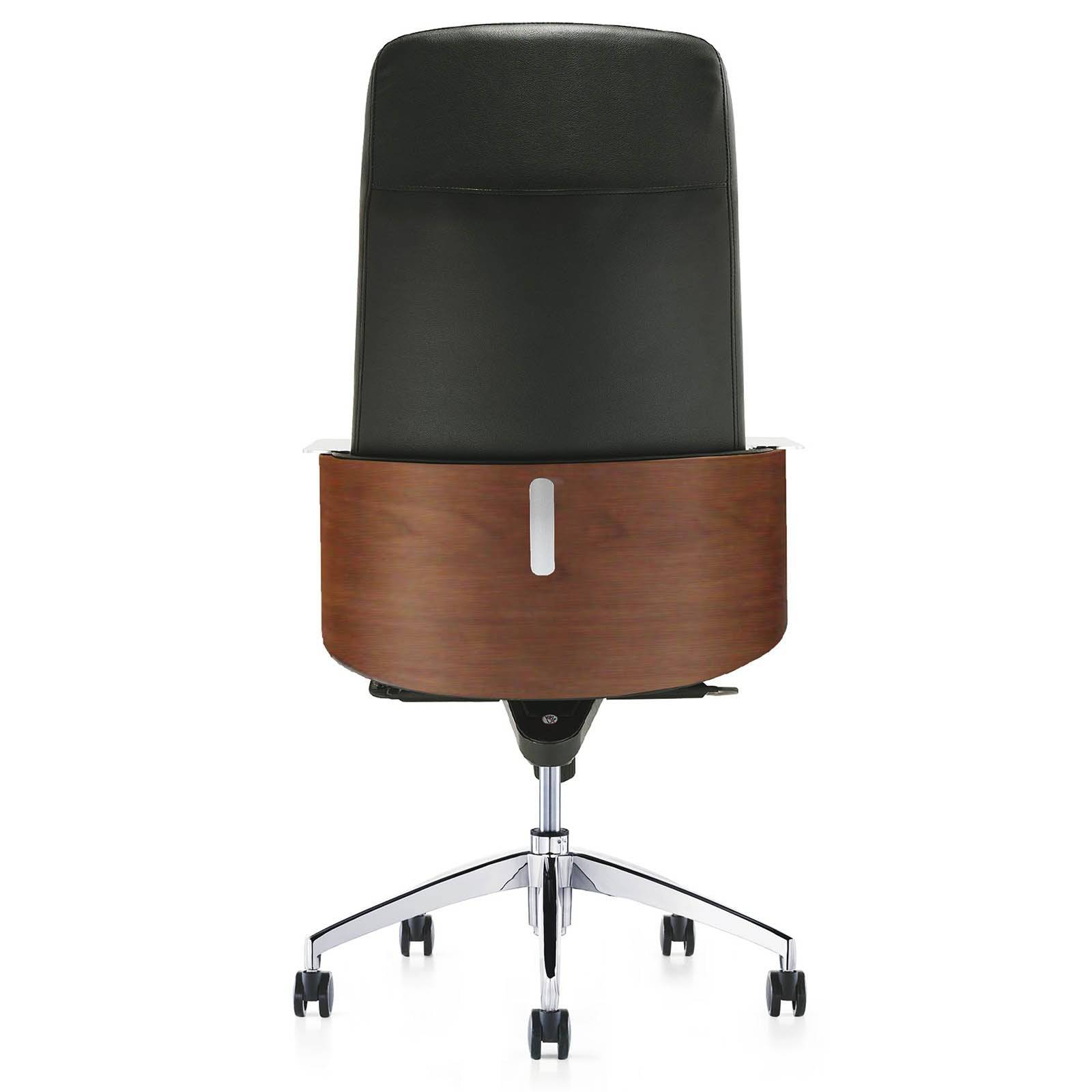 Modern Manager Office Chair Genuine Leather 90622 - Office Chairs - ebarza Furniture UAE | Shop Modern Furniture in Abu Dhabi & Dubai - مفروشات ايبازرا في الامارات | تسوق اثاث عصري وديكورات مميزة في دبي وابوظبي