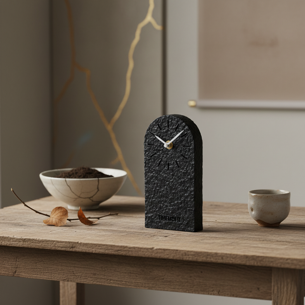 BEACON Mohei Beach high platform clock TCH290, modern clock with a sleek design, featuring a high platform and beach-inspired style.