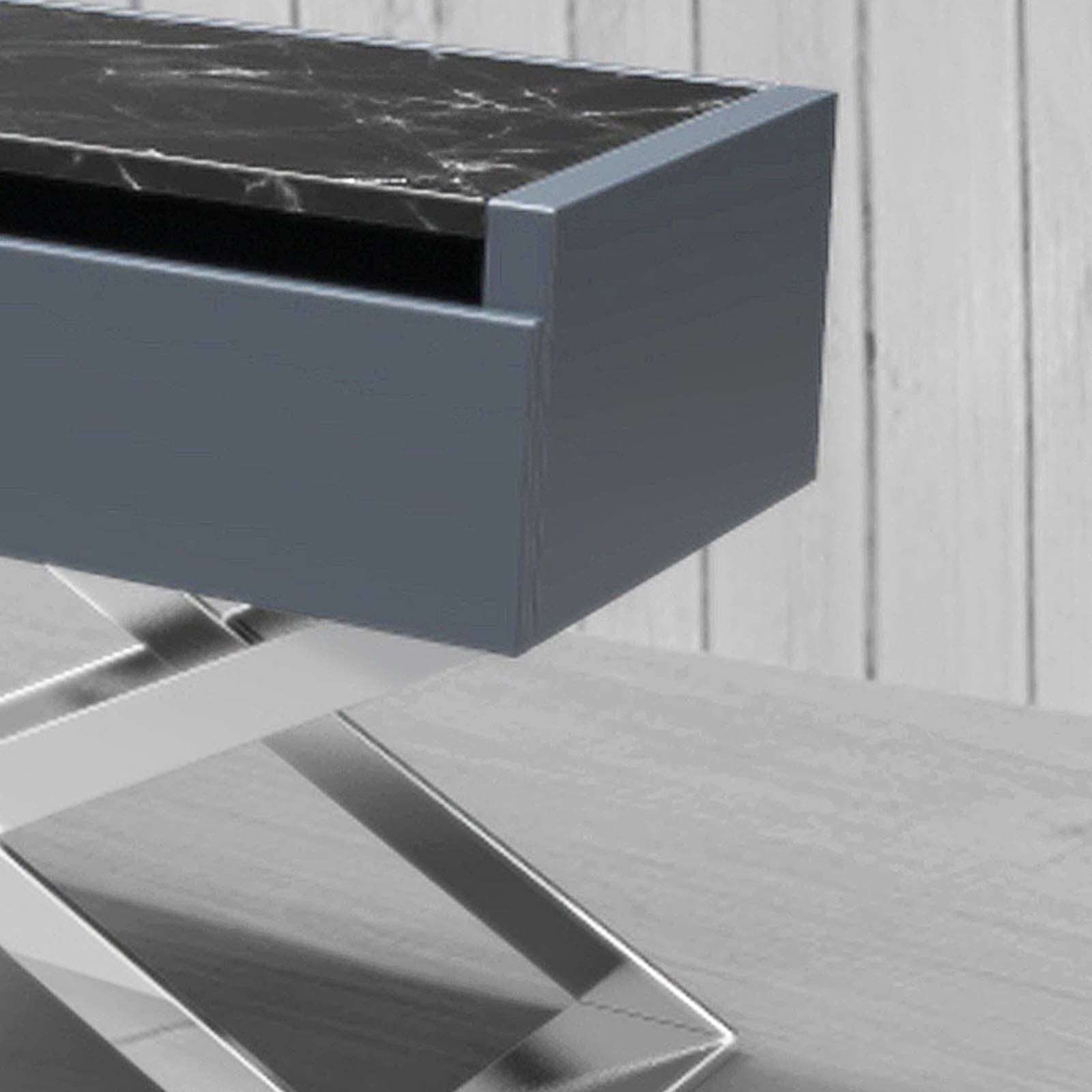 Monaco Nightstand/ Bedside Table 503Nt - Bedside Tables - ebarza Furniture UAE | Shop Modern Furniture in Abu Dhabi & Dubai - مفروشات ايبازرا في الامارات | تسوق اثاث عصري وديكورات مميزة في دبي وابوظبي