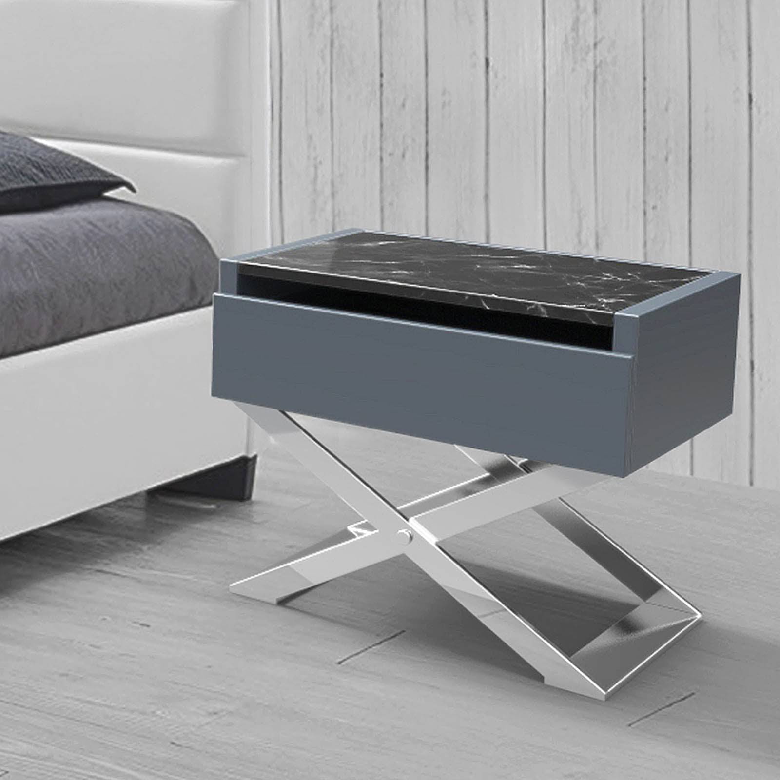 Display Item - Monaco Nightstand/ Bedside Table 503NtNakheel - DISPLAY ITEM - ebarza Furniture UAE | Shop Modern Furniture in Abu Dhabi & Dubai - مفروشات ايبازرا في الامارات | تسوق اثاث عصري وديكورات مميزة في دبي وابوظبي