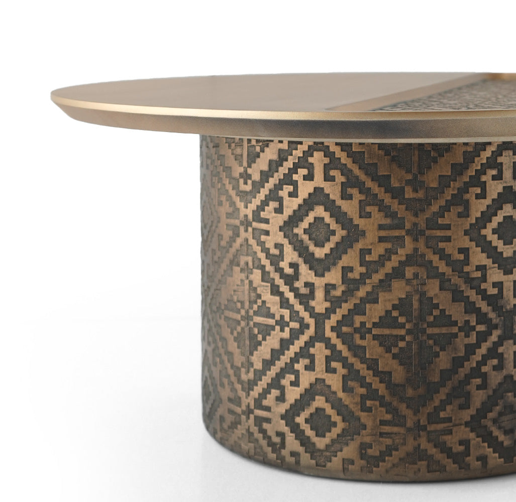 Motif Center Table Motif-001-G - Coffee Tables - ebarza Furniture UAE | Shop Modern Furniture in Abu Dhabi & Dubai - مفروشات ايبازرا في الامارات | تسوق اثاث عصري وديكورات مميزة في دبي وابوظبي