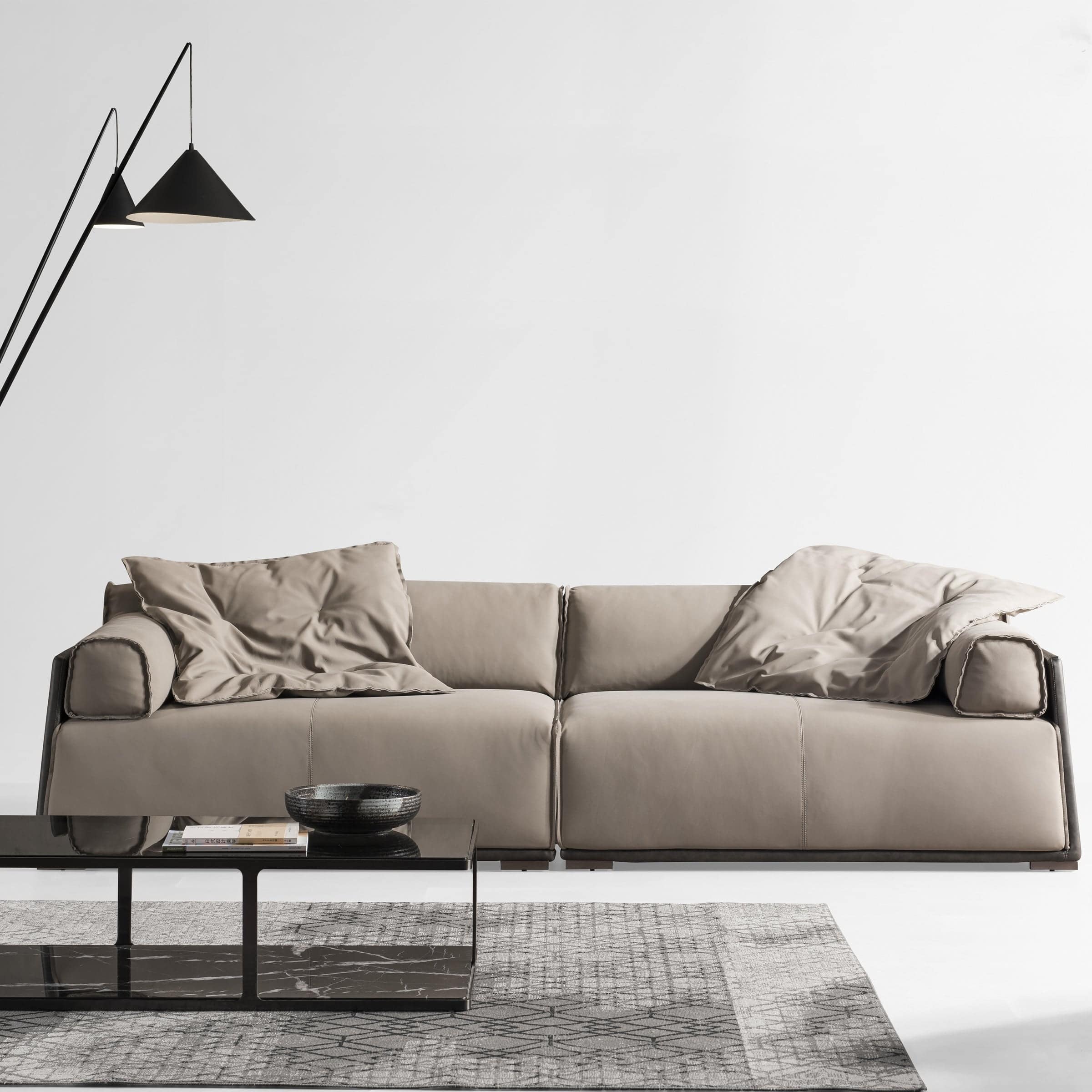 Pre-order 65 Days Delivery Motoo 4 Seater Sofa Sf066-4 - Sofas - ebarza Furniture UAE | Shop Modern Furniture in Abu Dhabi & Dubai - مفروشات ايبازرا في الامارات | تسوق اثاث عصري وديكورات مميزة في دبي وابوظبي