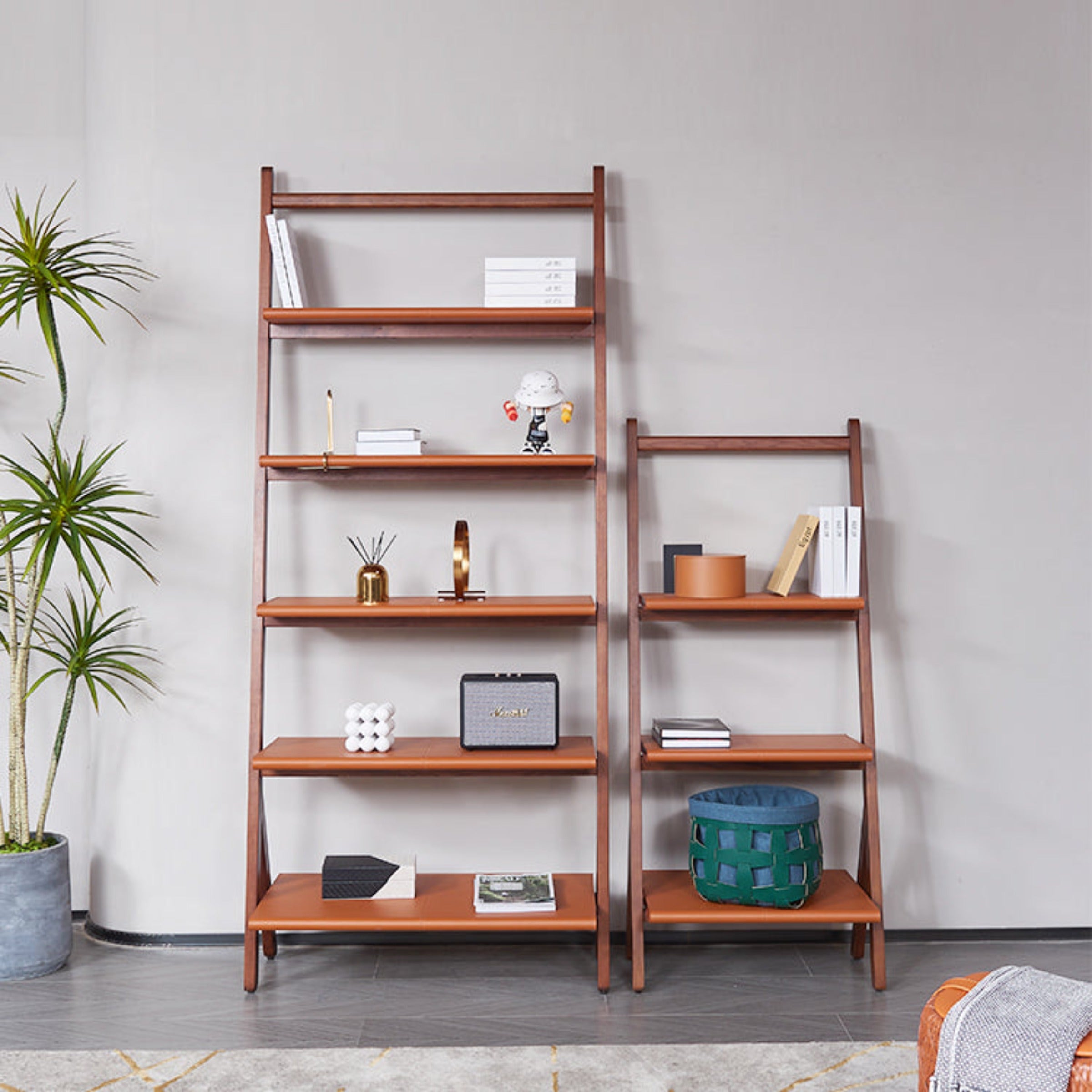 Mycroft caramel Shelf MLL-T39 - Shelves - ebarza Furniture UAE | Shop Modern Furniture in Abu Dhabi & Dubai - مفروشات ايبازرا في الامارات | تسوق اثاث عصري وديكورات مميزة في دبي وابوظبي