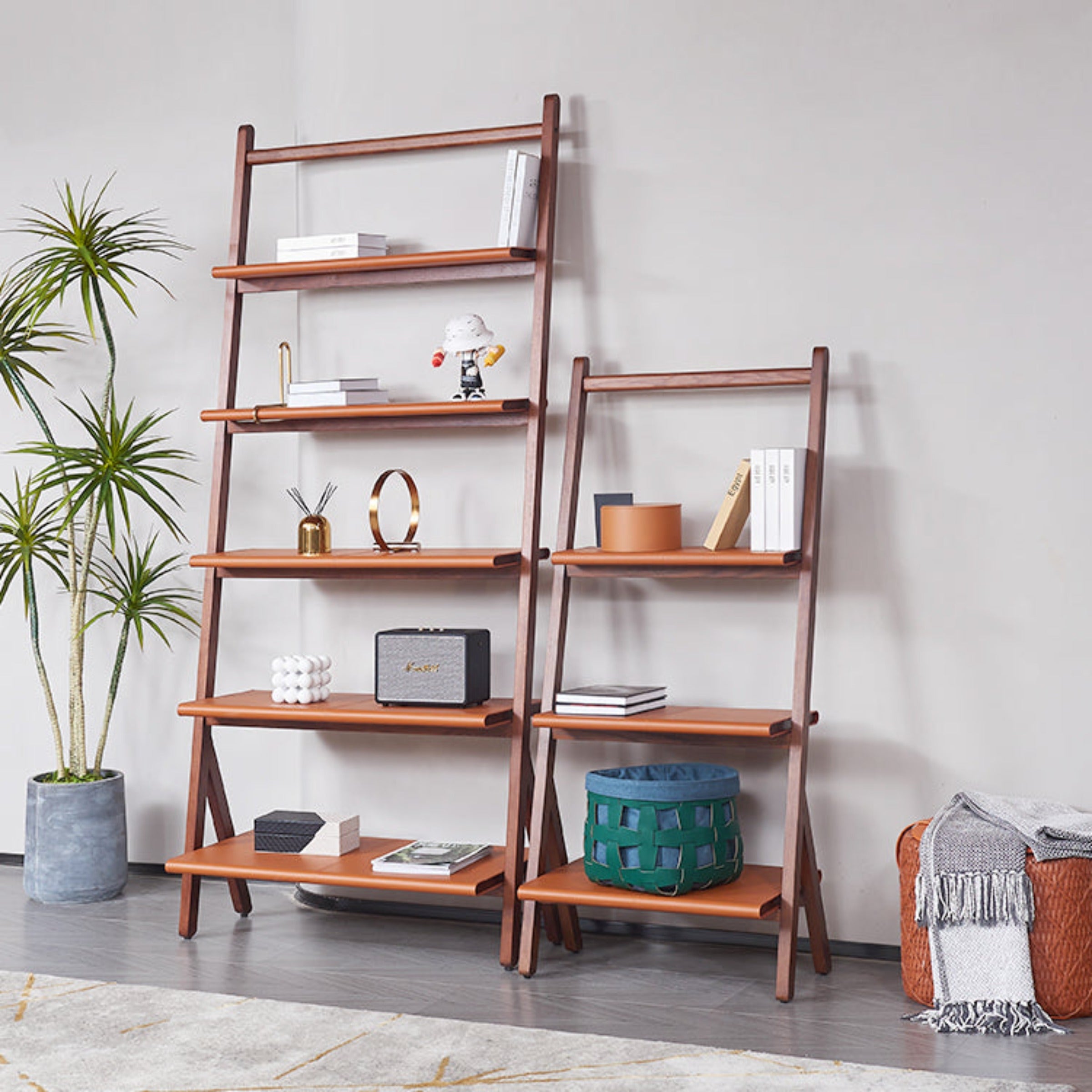 Mycroft caramel Shelf MLL-T39 - Shelves - ebarza Furniture UAE | Shop Modern Furniture in Abu Dhabi & Dubai - مفروشات ايبازرا في الامارات | تسوق اثاث عصري وديكورات مميزة في دبي وابوظبي