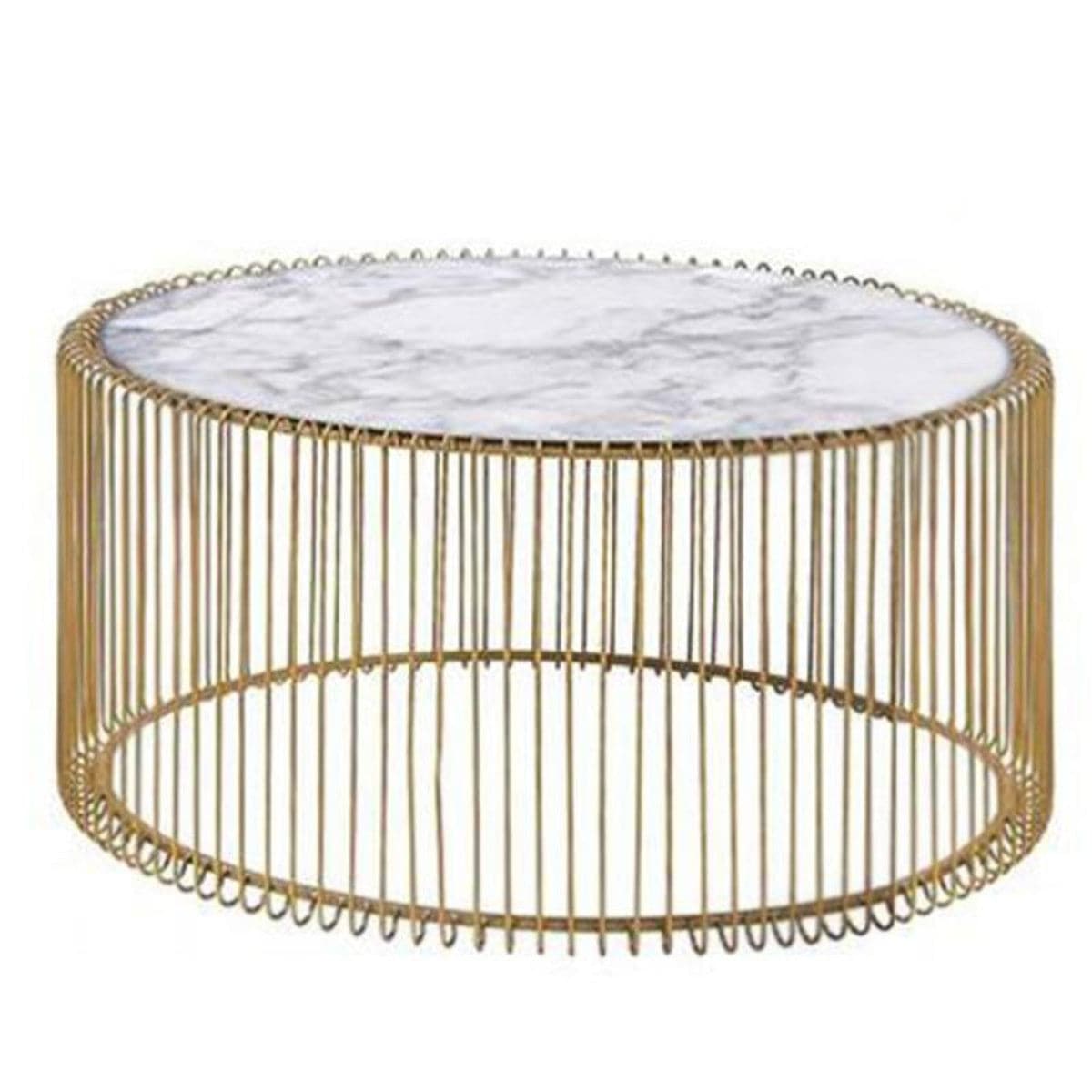 Display Item - Natural Marble & Stainless Steel Table Bp8808 BgYAS - DISPLAY ITEM - ebarza Furniture UAE | Shop Modern Furniture in Abu Dhabi & Dubai - مفروشات ايبازرا في الامارات | تسوق اثاث عصري وديكورات مميزة في دبي وابوظبي