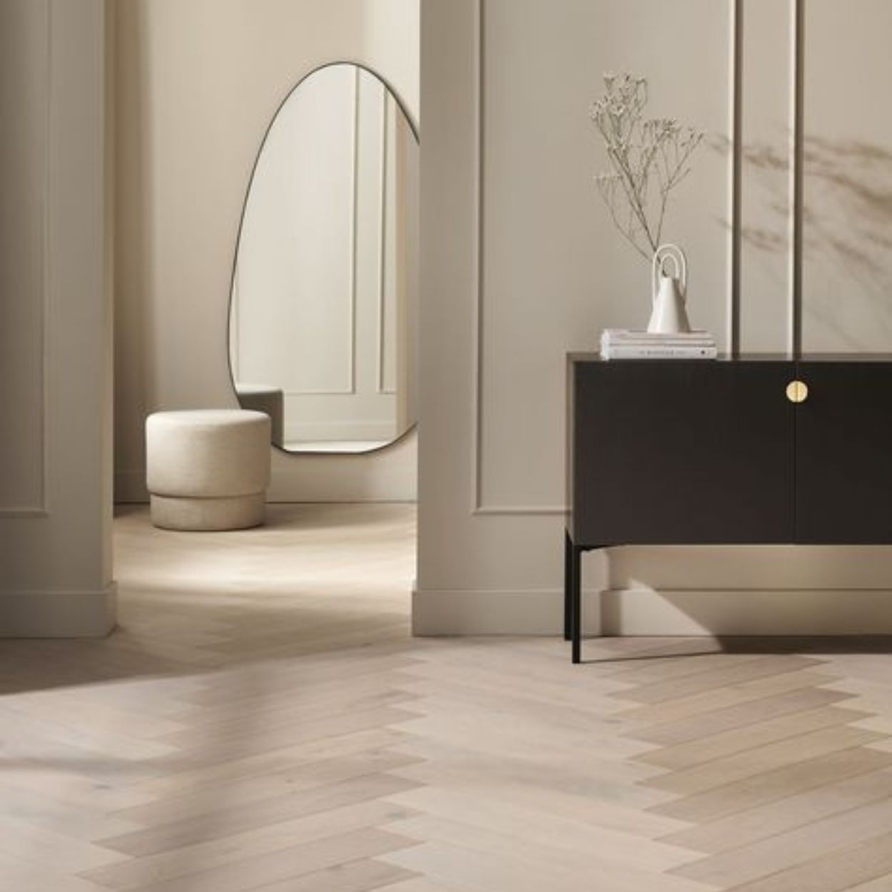 Natural Oak Natural Veneer Floor Parquet 1.674sqm T & G YHF0705- - Parquet - ebarza Furniture UAE | Shop Modern Furniture in Abu Dhabi & Dubai - مفروشات ايبازرا في الامارات | تسوق اثاث عصري وديكورات مميزة في دبي وابوظبي