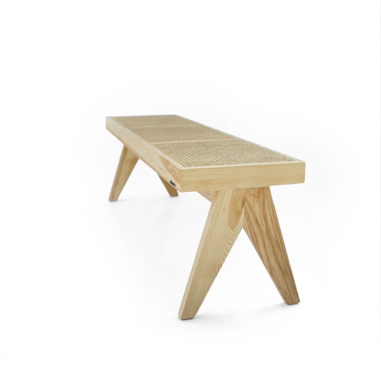 Natural Oak with Natural Wood Bench MLL-WB01 - Benches - ebarza Furniture UAE | Shop Modern Furniture in Abu Dhabi & Dubai - مفروشات ايبازرا في الامارات | تسوق اثاث عصري وديكورات مميزة في دبي وابوظبي