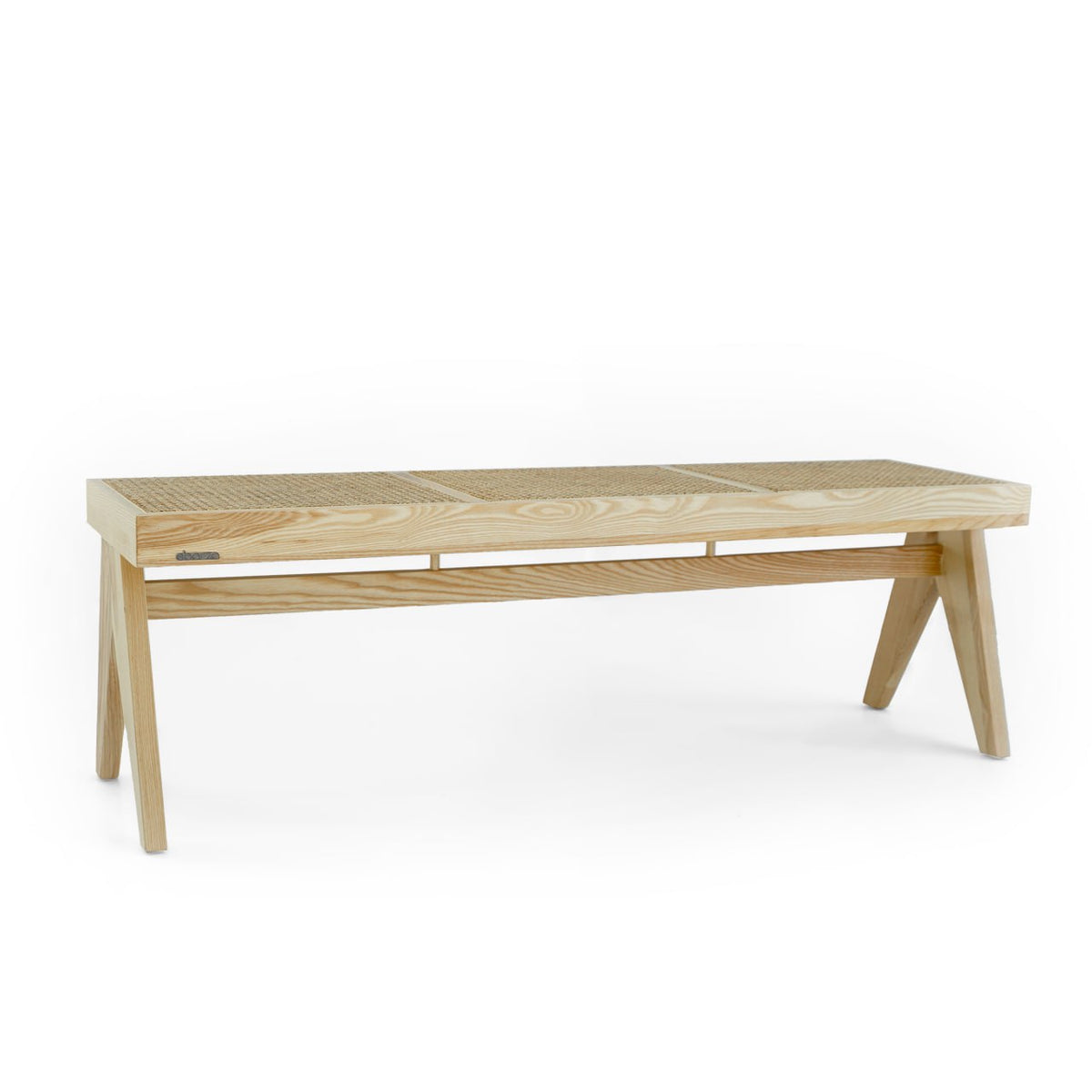 Natural Oak with Natural Wood Bench MLL-WB01 - Benches - ebarza Furniture UAE | Shop Modern Furniture in Abu Dhabi & Dubai - مفروشات ايبازرا في الامارات | تسوق اثاث عصري وديكورات مميزة في دبي وابوظبي