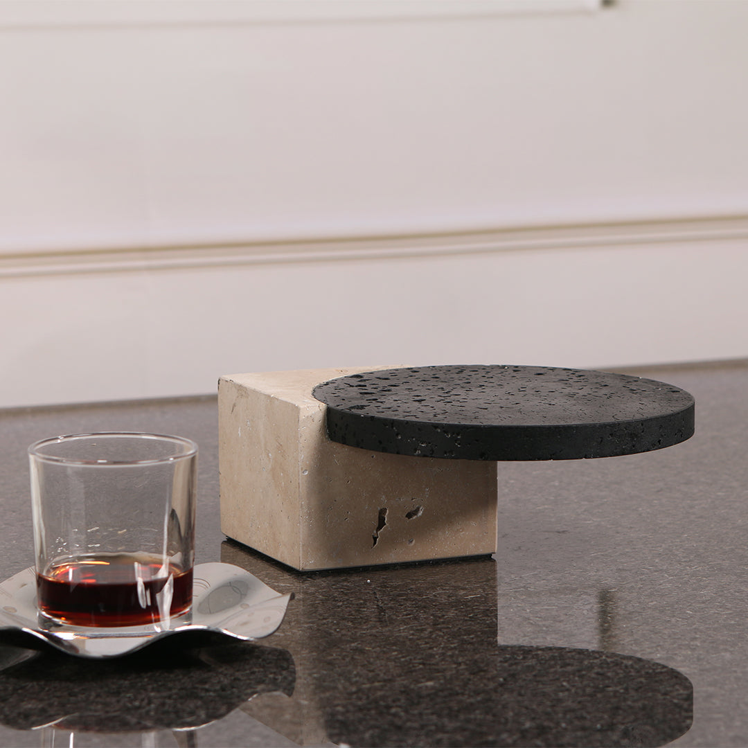 Natural Stone Tray-S KC3017S - Trays - ebarza Furniture UAE | Shop Modern Furniture in Abu Dhabi & Dubai - مفروشات ايبازرا في الامارات | تسوق اثاث عصري وديكورات مميزة في دبي وابوظبي