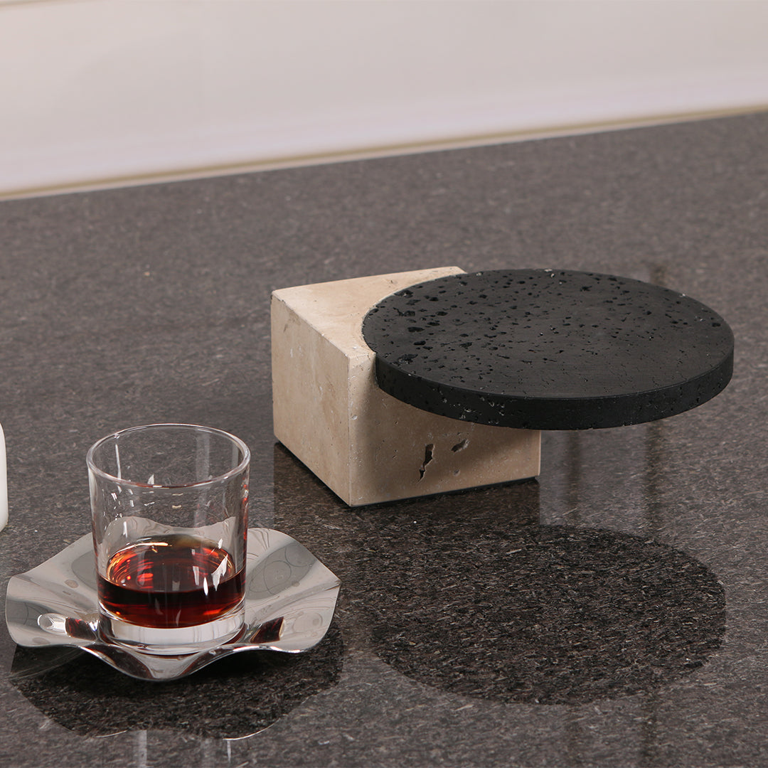 Natural Stone Tray-S KC3017S - Trays - ebarza Furniture UAE | Shop Modern Furniture in Abu Dhabi & Dubai - مفروشات ايبازرا في الامارات | تسوق اثاث عصري وديكورات مميزة في دبي وابوظبي