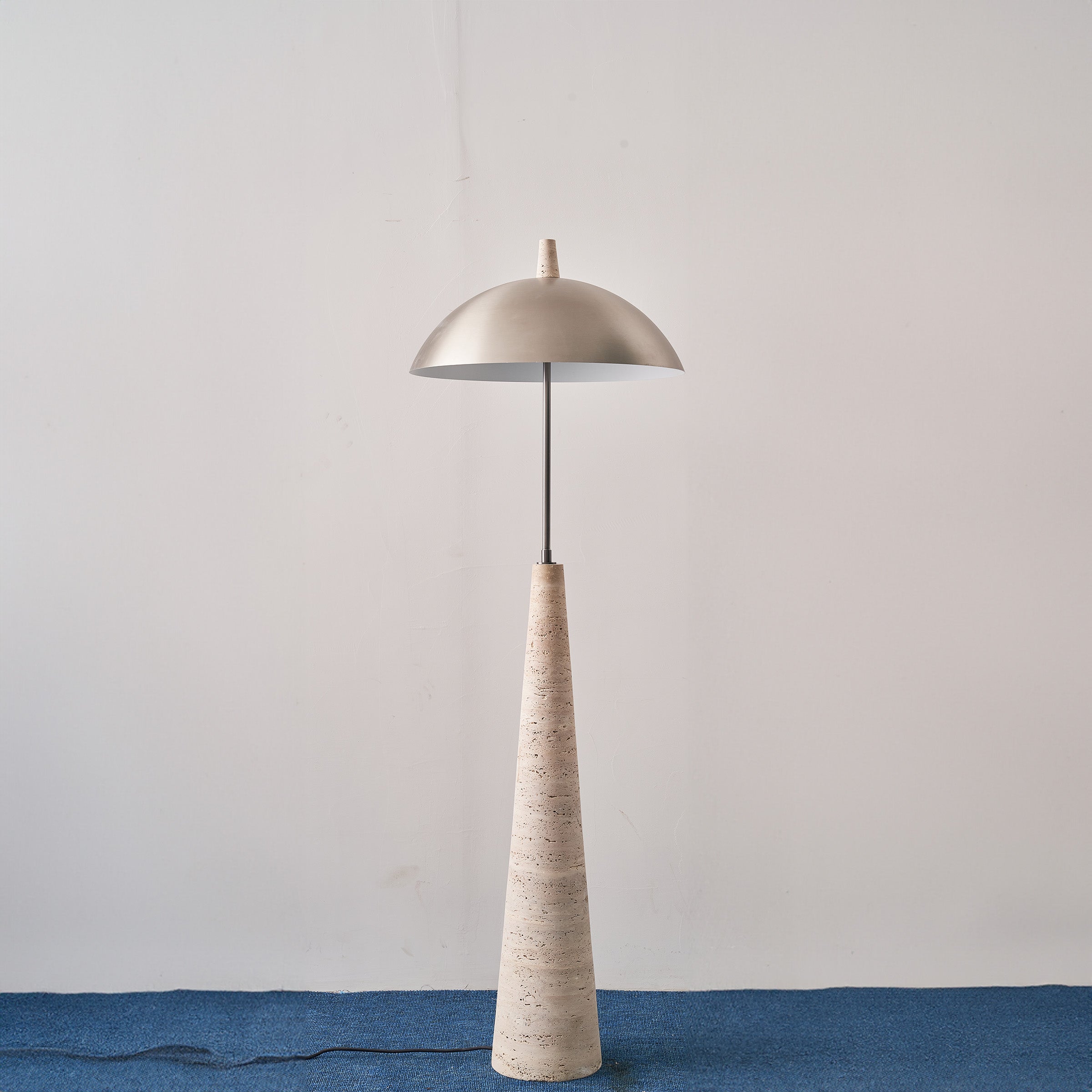 Natural Travertine Floor Lamp JA-015F - Floor Lamps - ebarza Furniture UAE | Shop Modern Furniture in Abu Dhabi & Dubai - مفروشات ايبازرا في الامارات | تسوق اثاث عصري وديكورات مميزة في دبي وابوظبي