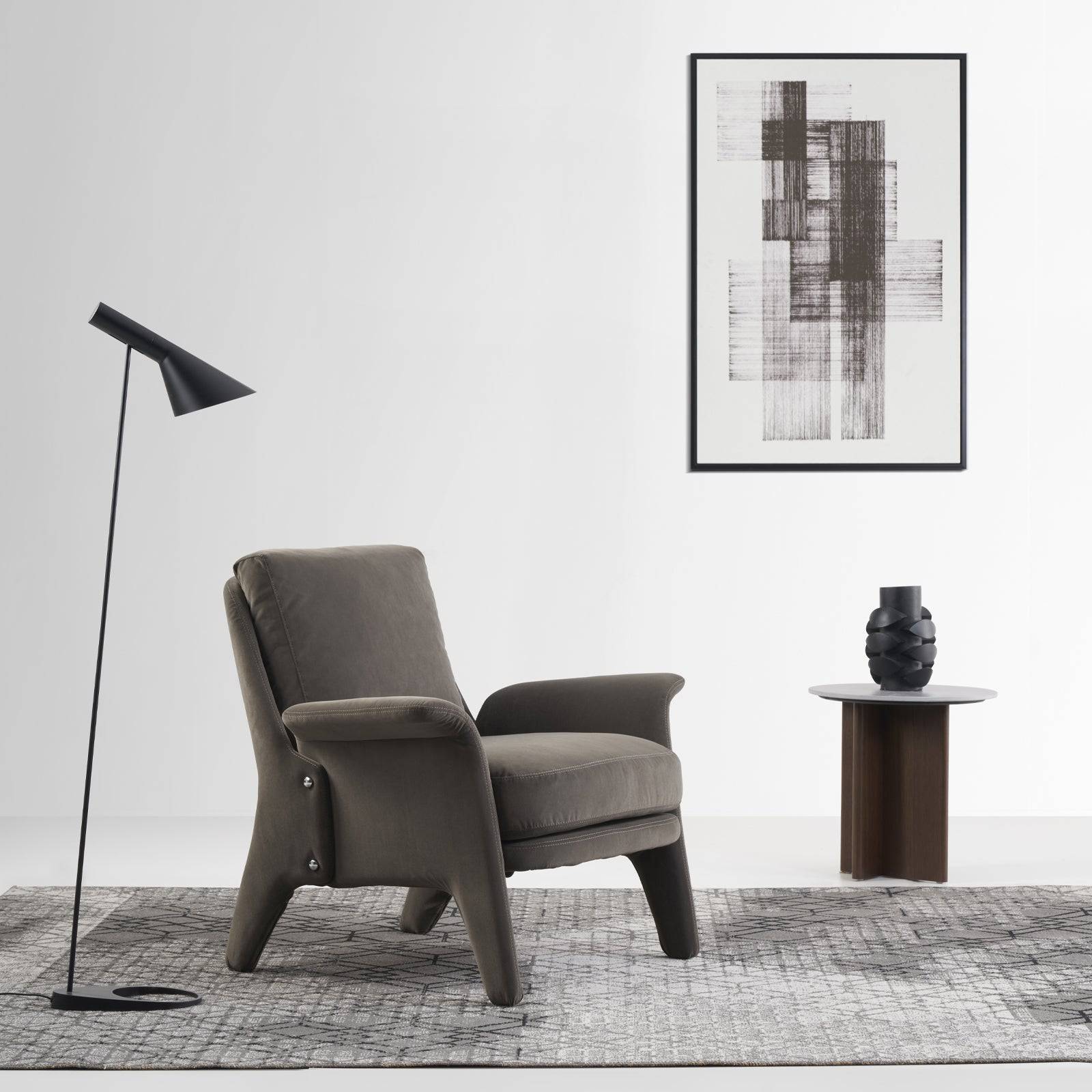 New Oslo Lounge Chair Lc065 -  Lounge Chairs | كرسي صالة أوسلو الجديد - ebarza Furniture UAE | Shop Modern Furniture in Abu Dhabi & Dubai - مفروشات ايبازرا في الامارات | تسوق اثاث عصري وديكورات مميزة في دبي وابوظبي