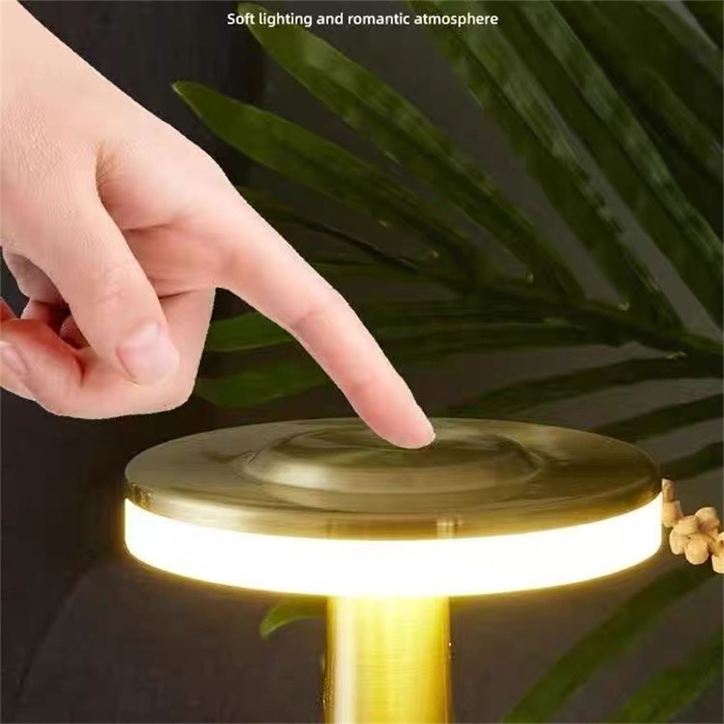 Pre-order 75 Days Delivery Night Light Silver Table Lamp HTD-INL10060 - Desk\table Lamps - ebarza Furniture UAE | Shop Modern Furniture in Abu Dhabi & Dubai - مفروشات ايبازرا في الامارات | تسوق اثاث عصري وديكورات مميزة في دبي وابوظبي