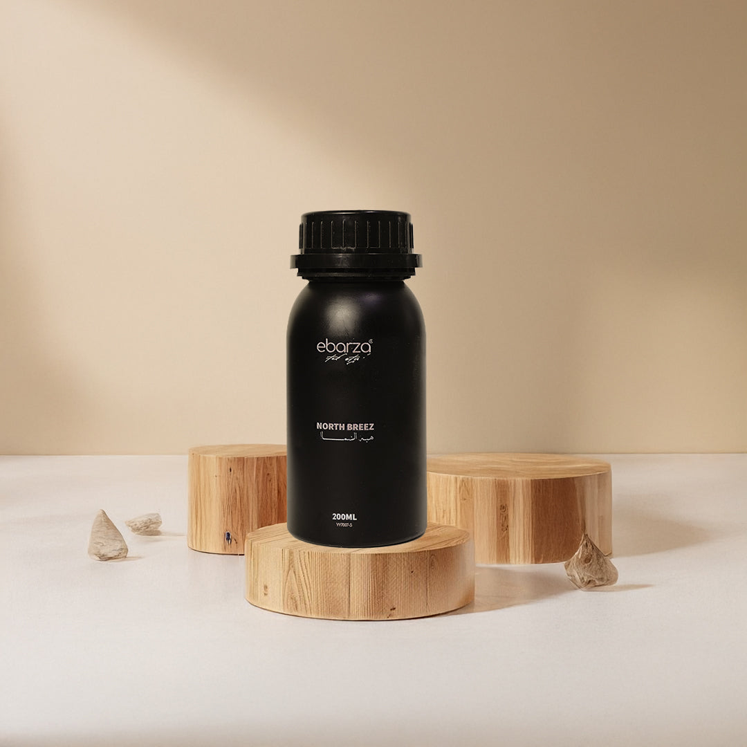 North Breez Essential Oil in 200ml bottle by BEACON, natural essential oil with a clear glass bottle and label.