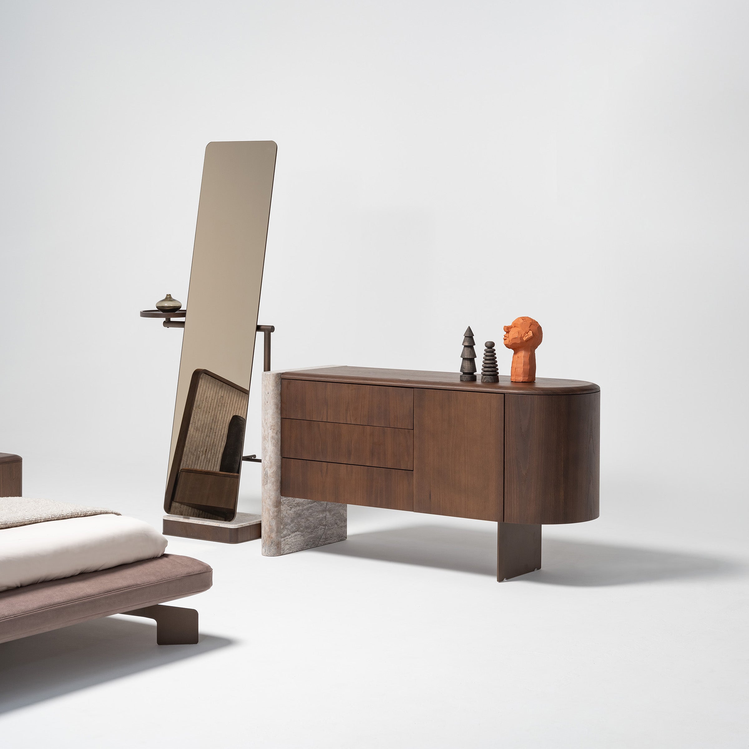 ODEON DRESSER OD-DR-002 - Dressers and Mirrors - ebarza Furniture UAE | Shop Modern Furniture in Abu Dhabi & Dubai - مفروشات ايبازرا في الامارات | تسوق اثاث عصري وديكورات مميزة في دبي وابوظبي