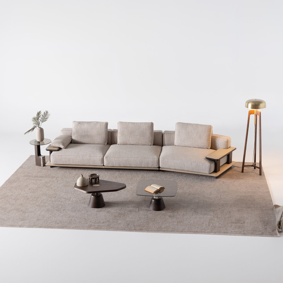 Odeon single module without arm for Odeon sofa, 110cm, by Homage Koltuk, displayed as a sleek sofa component.