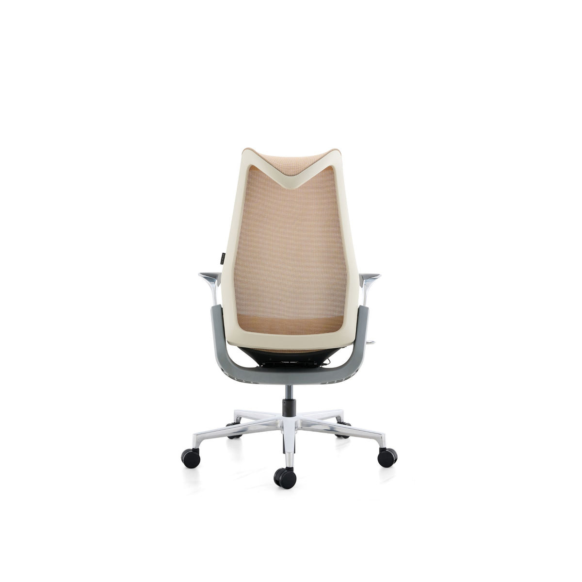 Ergonomic BEACON Office Chair V1-1 with adjustable armrests and lumbar support, black fabric upholstery, modern design