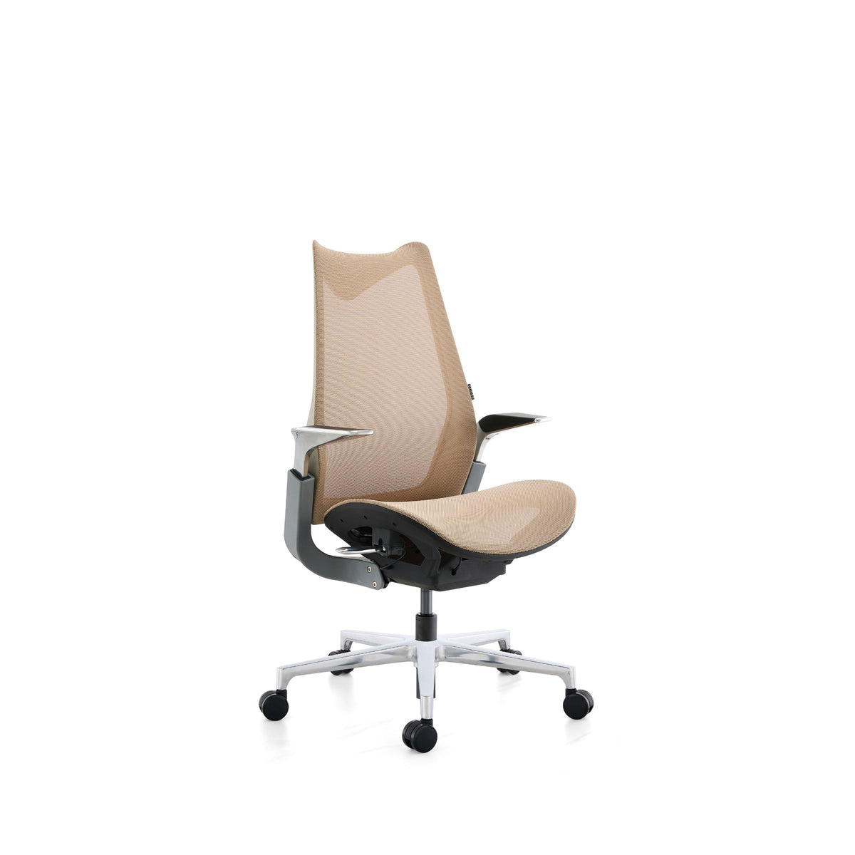 Modern BEACON Office Chair V1-1 with adjustable armrests, ergonomic design, and cushioned seat for comfortable workspace seating.