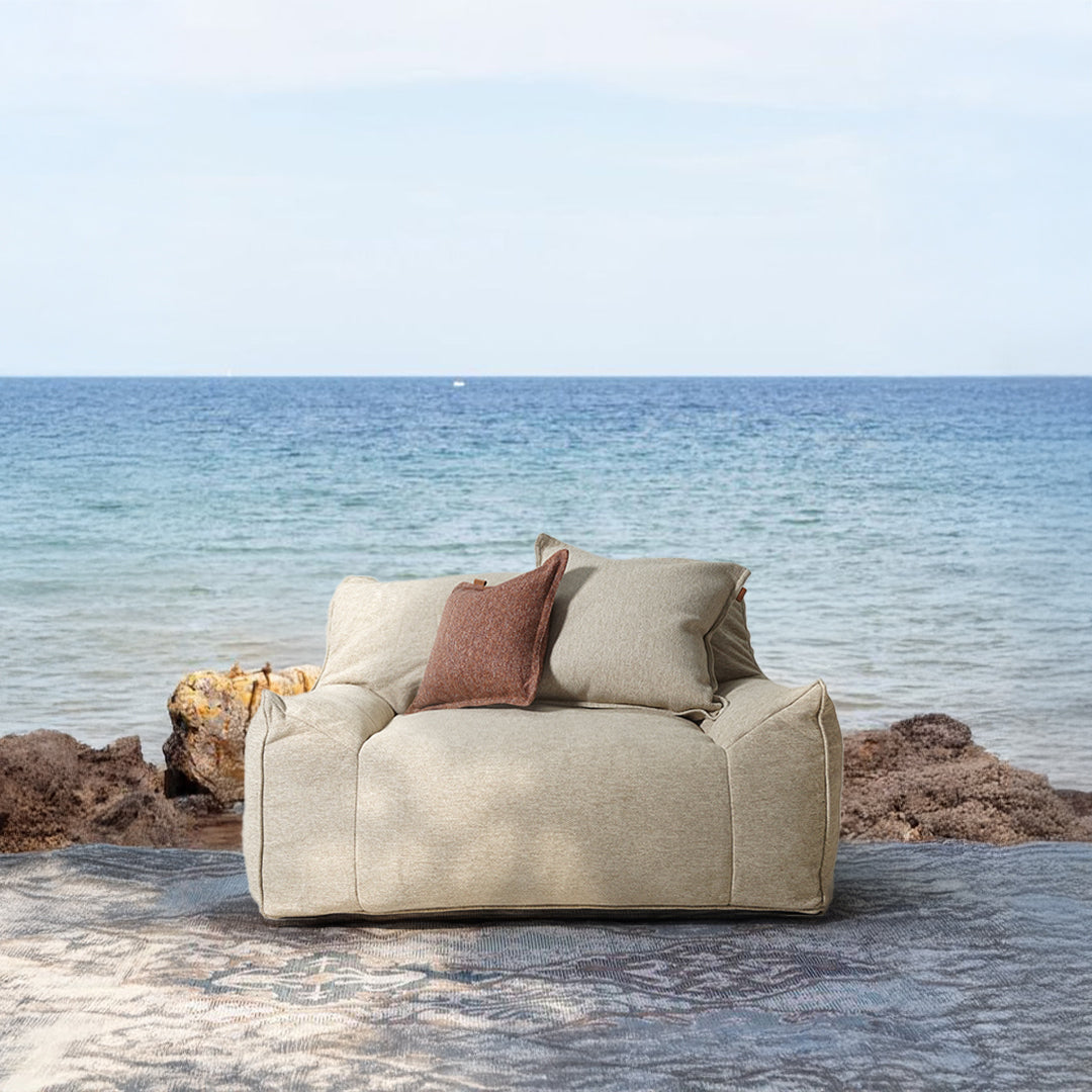 Olefin lounge chair by BEACON, stylish and comfortable seating with a sleek design, perfect for modern living spaces.