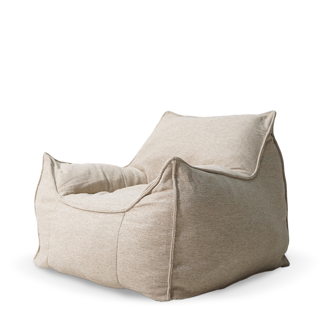 BEACON Olefin lounge chair single seater with modern design, cushioned seat and armrests for comfortable seating.