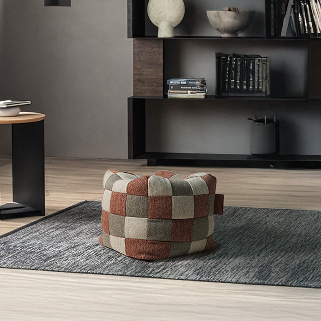 Olefin Pouf Multi Color - 409-BB - Poufs - ebarza Furniture UAE | Shop Modern Furniture in Abu Dhabi & Dubai - مفروشات ايبازرا في الامارات | تسوق اثاث عصري وديكورات مميزة في دبي وابوظبي