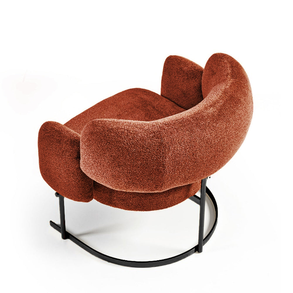 Opera Lounge Chair LC062-Caramel - Lounge Chairs - ebarza Furniture UAE | Shop Modern Furniture in Abu Dhabi & Dubai - مفروشات ايبازرا في الامارات | تسوق اثاث عصري وديكورات مميزة في دبي وابوظبي