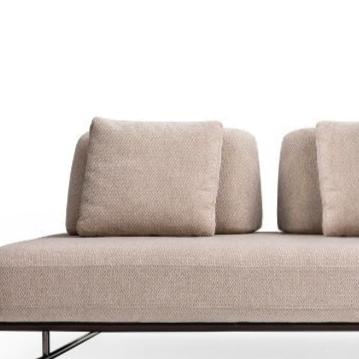 Orca cushion for MESSONI 3-seater sofa, 240 cm module, with soft fabric and plush padding for extra comfort.
